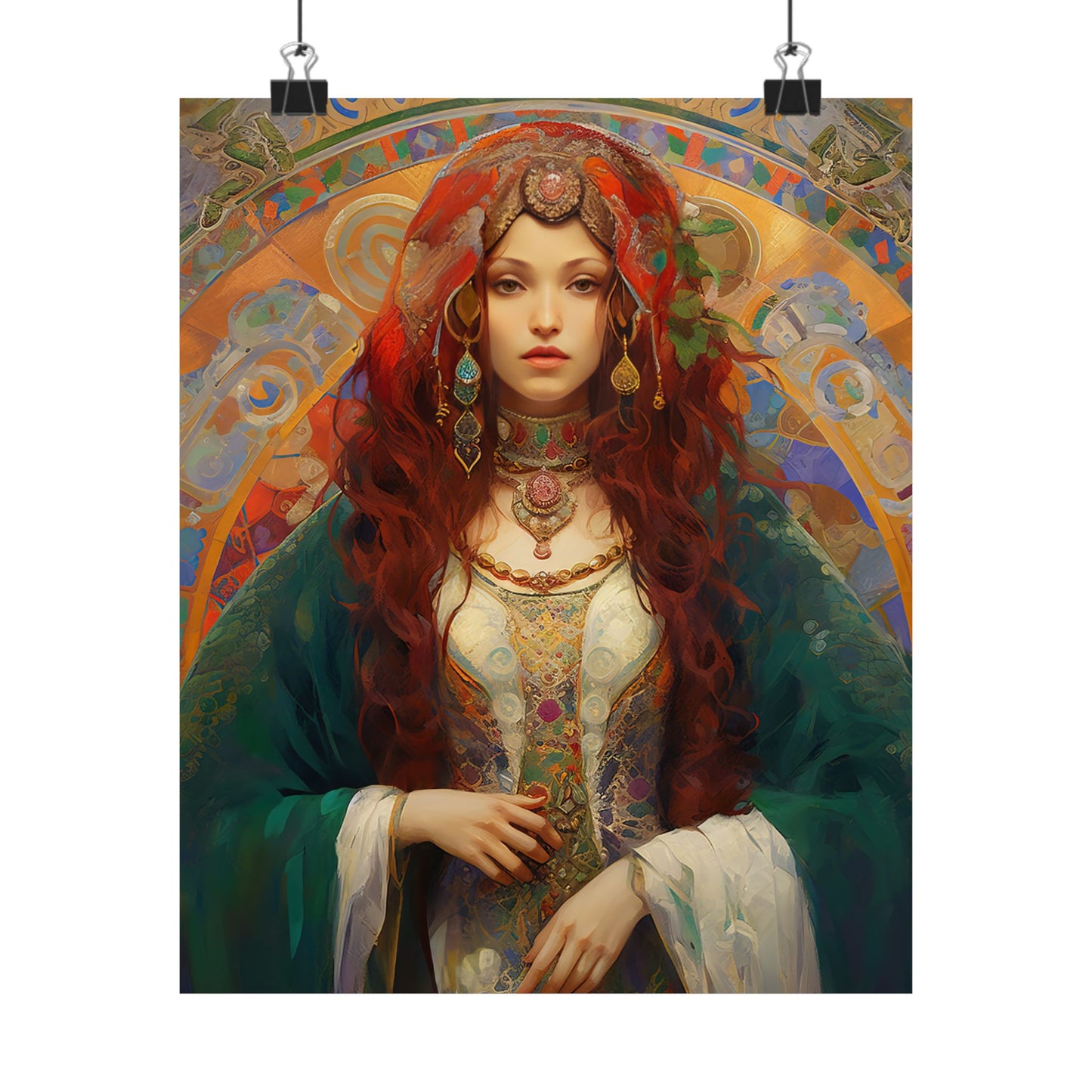 Saint Margaret of Antioch Print - Sanctified Souls Print - Multiple Sizes - Premium Matte Vertical Posters