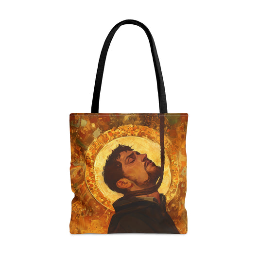 Saint John Ogilvie Tote Bag - Large Medium Small Faith Art Bag - Catholic Faith Purse - Religious Carry All Reusable Tote Bag