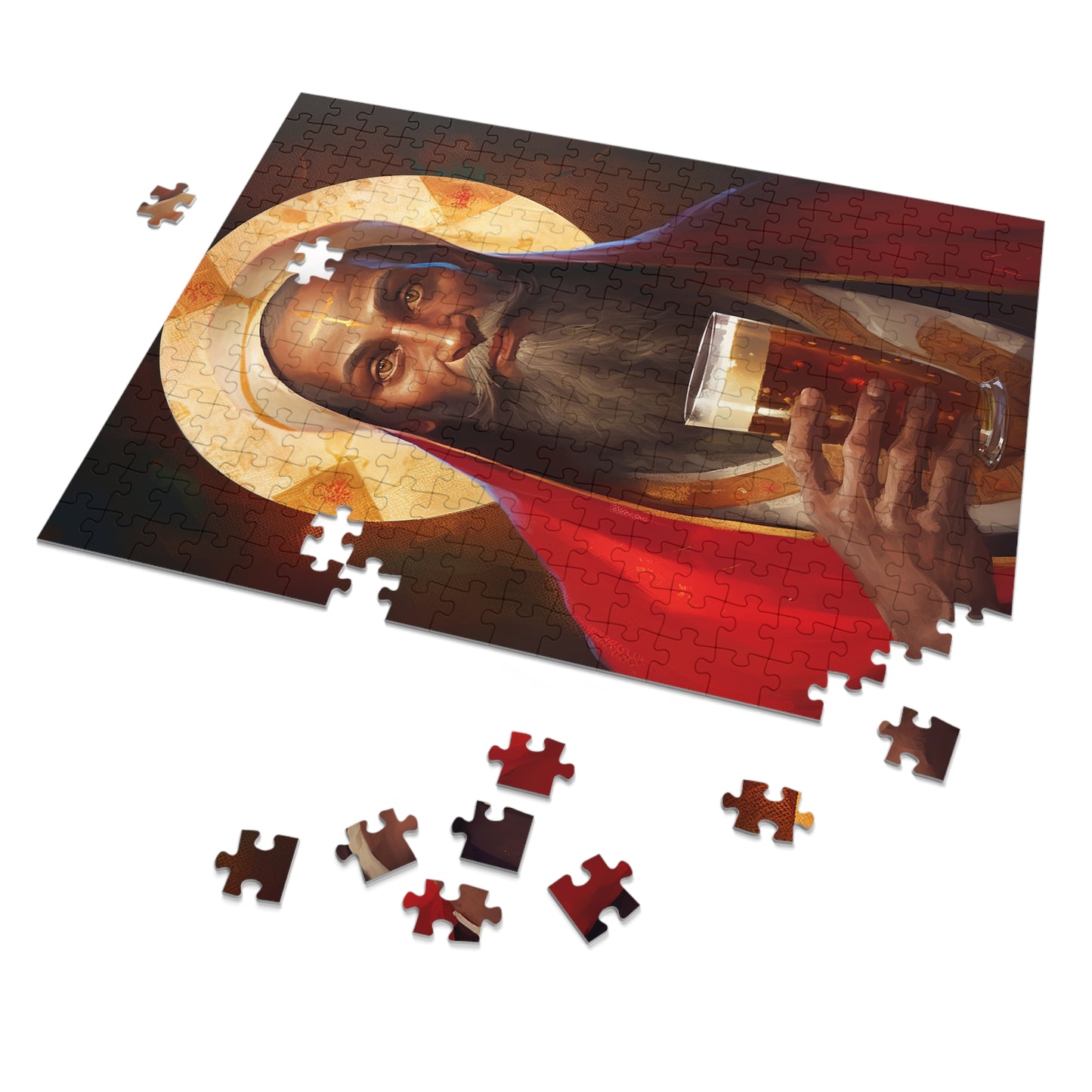 Saint Augustine of Hippo - Puzzle and Keepsake Tin - Religious Jigsaw Puzzle (30, 110, 252, 500,1000-Piece) - Religious Puzzle