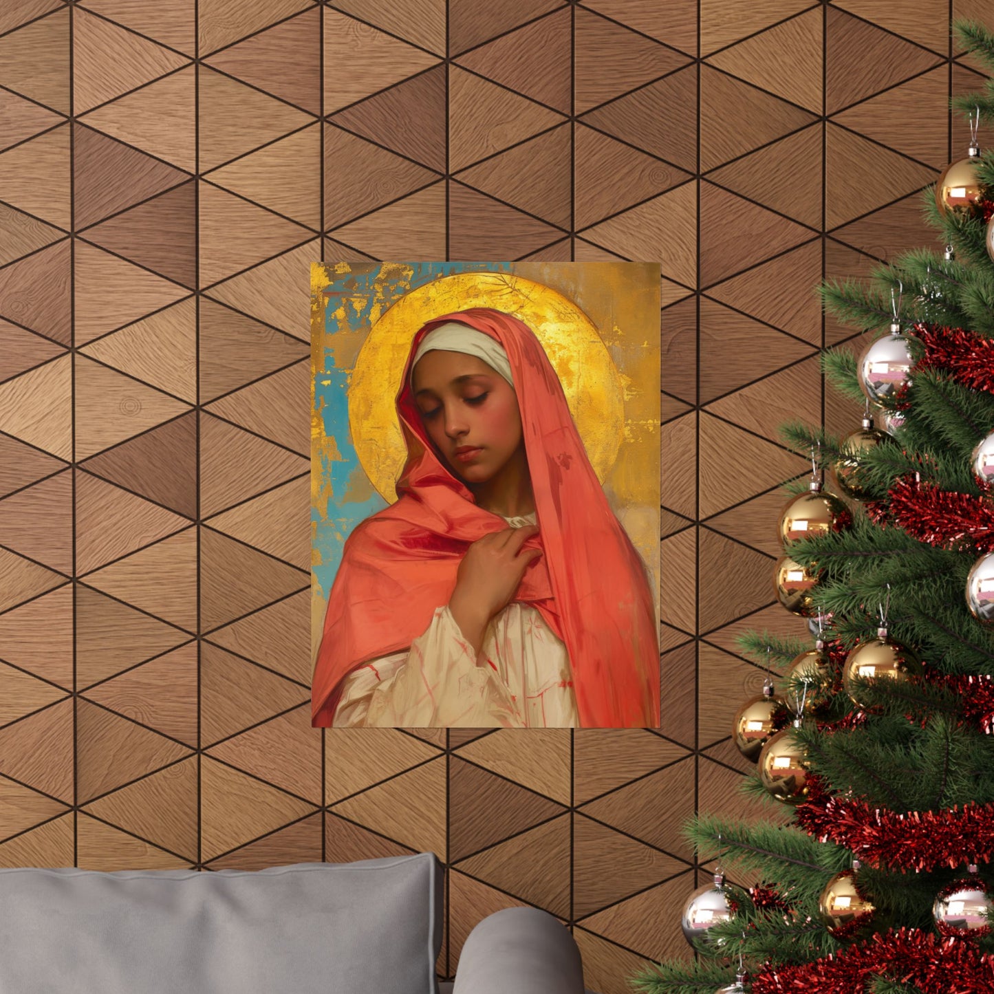 Saint Lea of Rome - Sanctified Souls Print - Multiple Sizes - Premium Matte Vertical Posters - Catholic Saint Art
