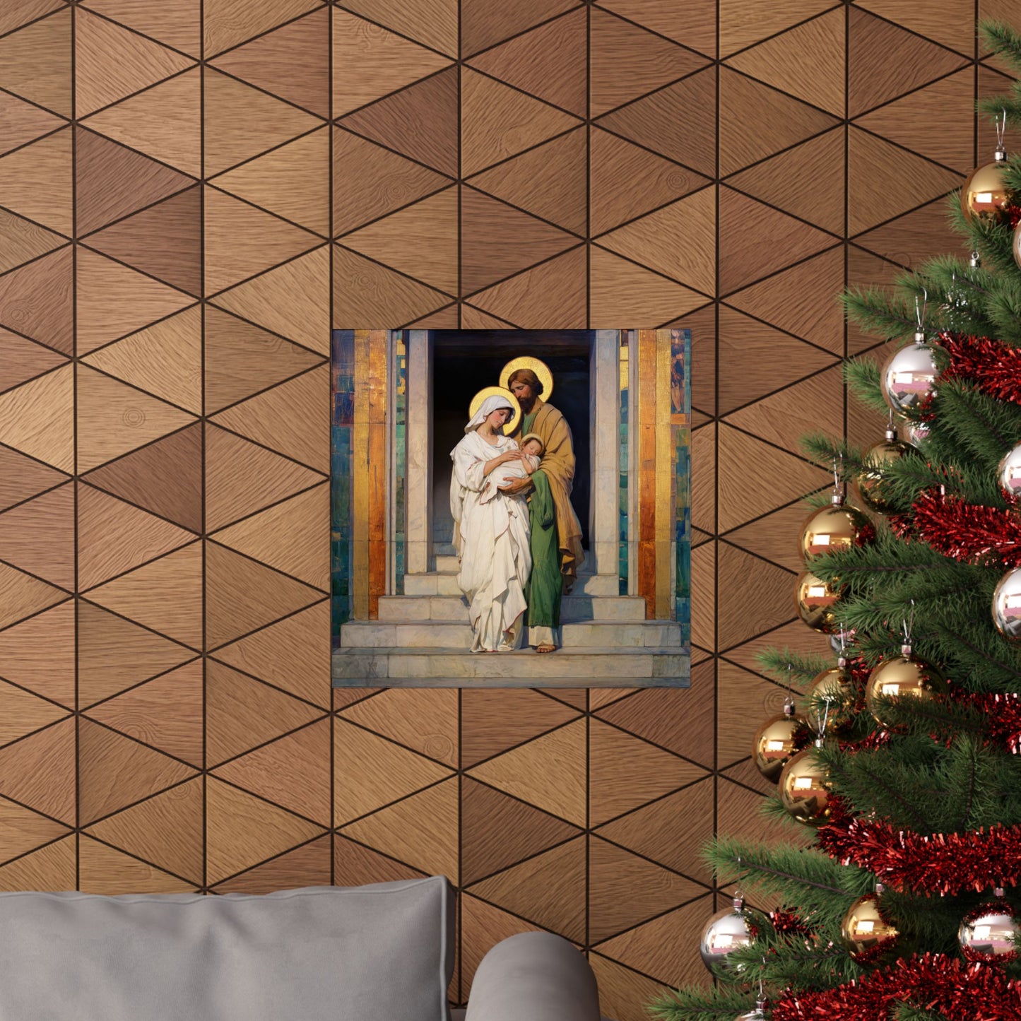 The Feast of the Presentation of the Lord - Holy Family - Sanctified Souls Print - Multiple Sizes - Premium Matte Vertical Posters