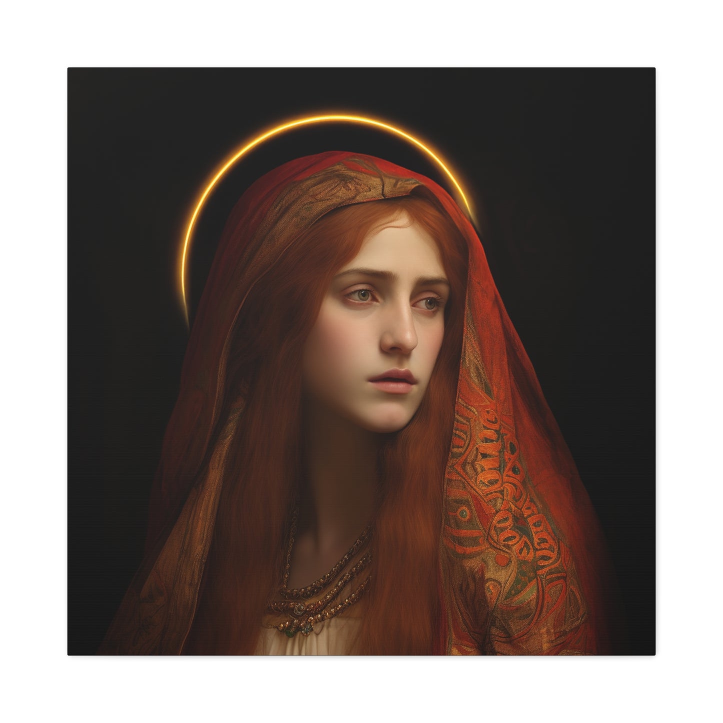 The Beloved Disciple - Mary Magdalene's Devotion - Museum Wrapped Canvas - Sanctified Souls Print - Religious Art for your Home