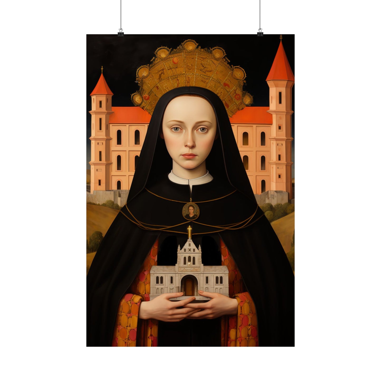 Saint Hedwig - Sanctified Souls Print - Multiple Sizes - Premium Matte Vertical Posters