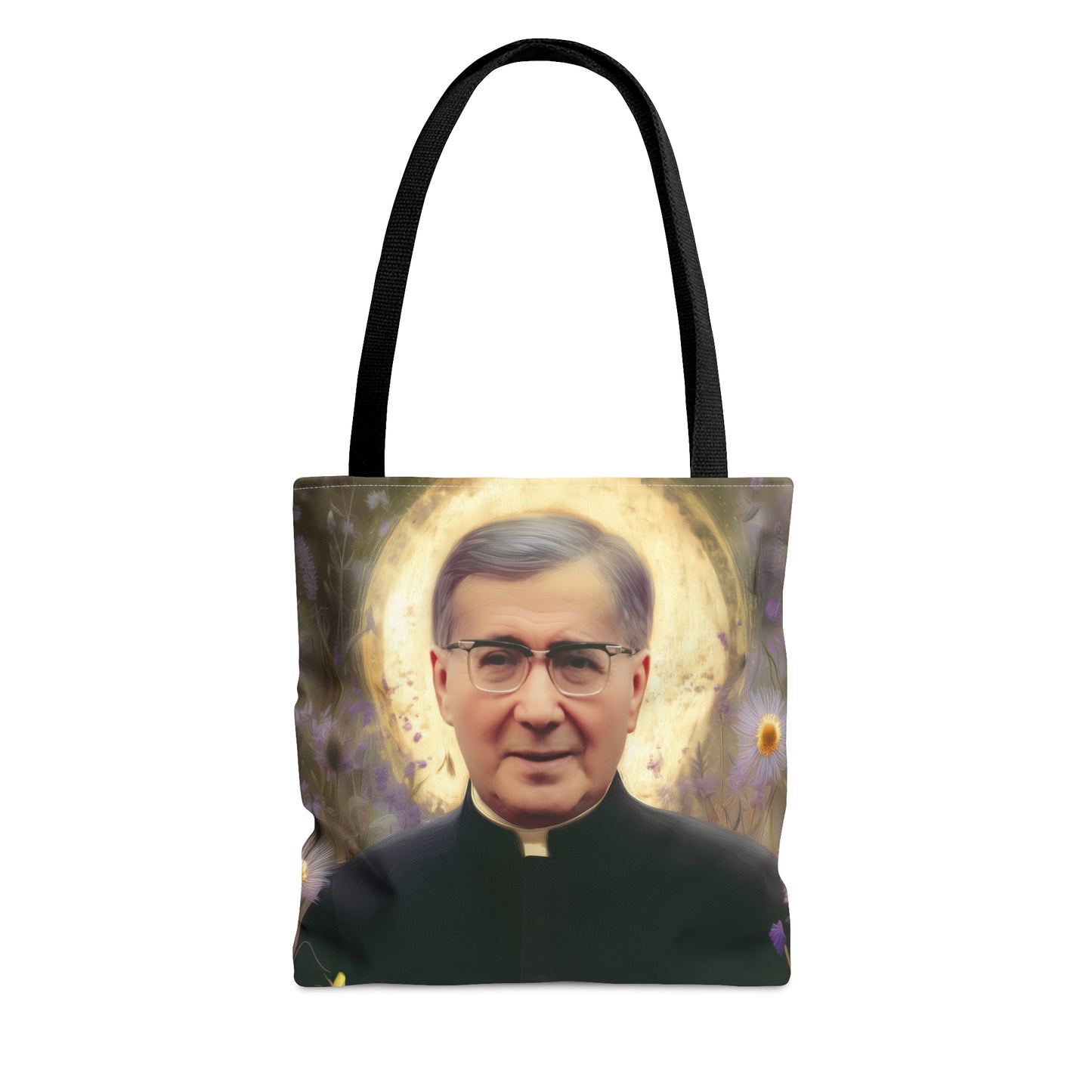 Saint Josemaría Escrivá - Tote Bag - Large Medium Small Faith Art Bag - Catholic Faith Purse - Double Sided