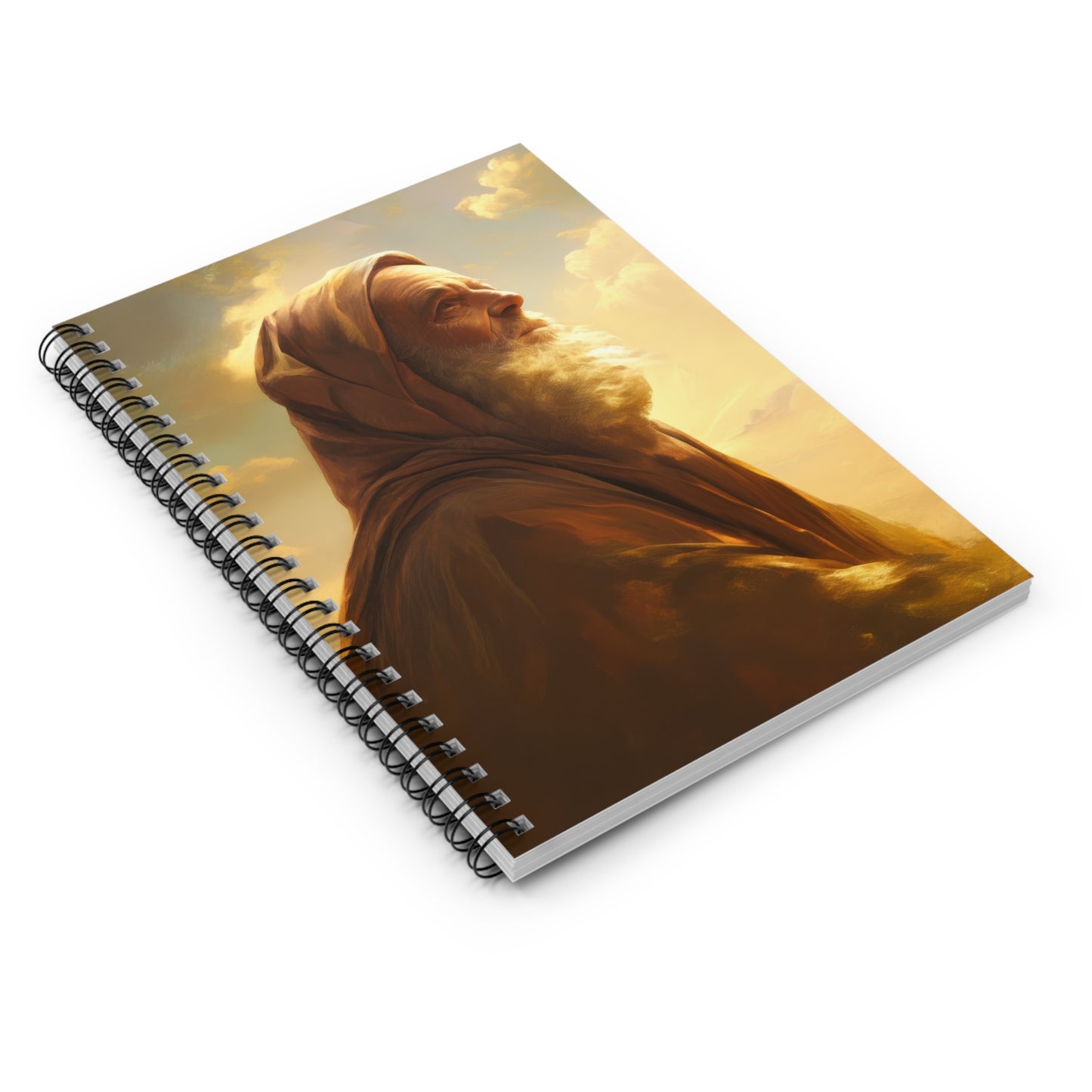 Father Abraham - Sanctified Souls Art - Religious Based Notebook - Spiral Notebook - Prayer journal