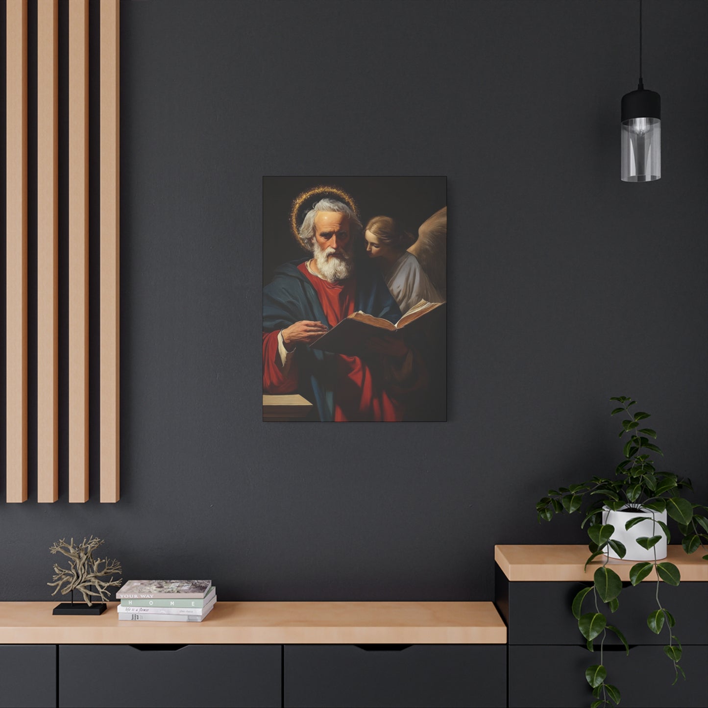 Saint Matthew the Apostle - Gallery Wrapped Canvas - Print - Religious Art for your Home - Catholic