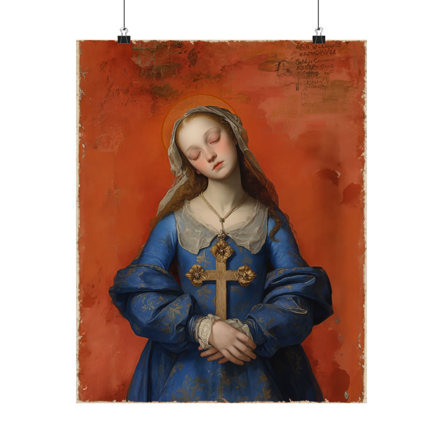 Saint Philomena of San Severino Poster Print - Sanctified Souls Print - Multiple Sizes - Premium Posters - Catholic Art for your home