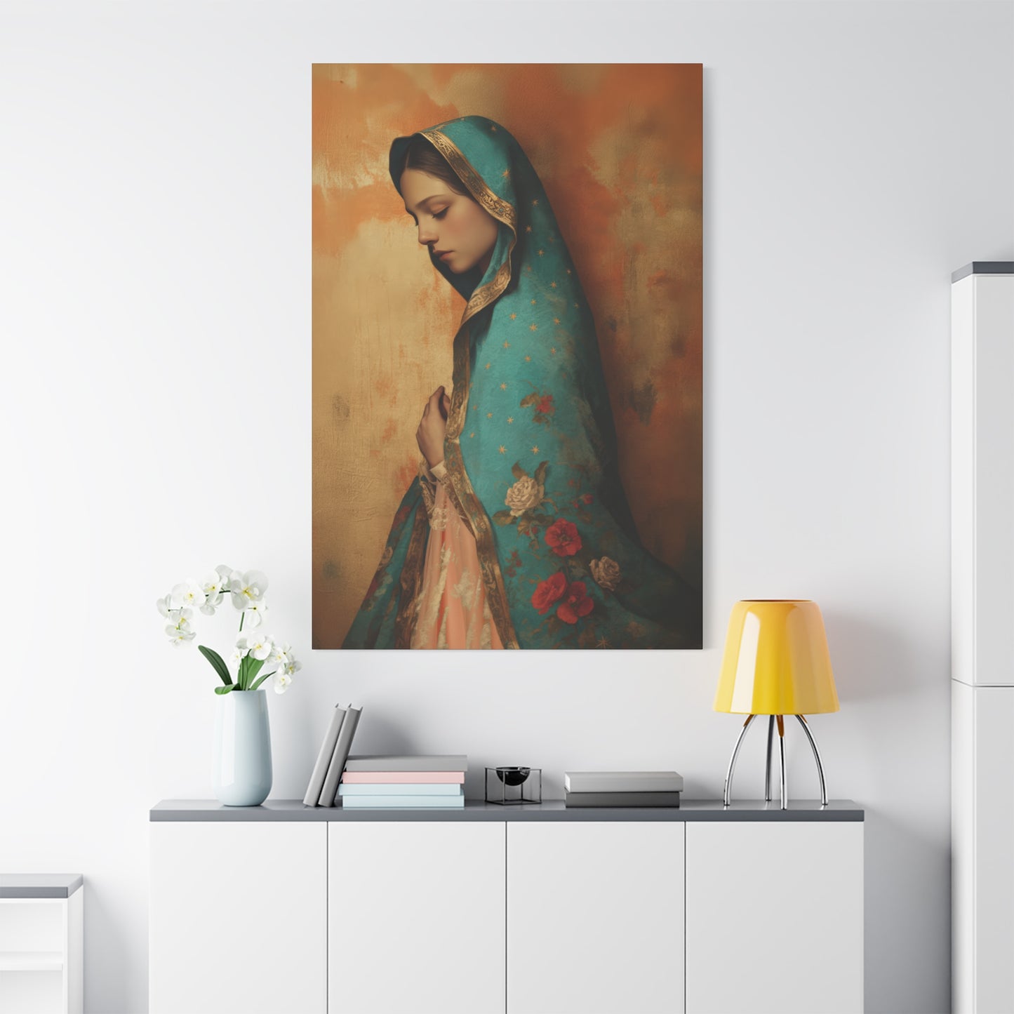 Our Lady of Guadalupe - Gallery Wrapped Canvas - Print - Religious Art for your Home - Catholic Art