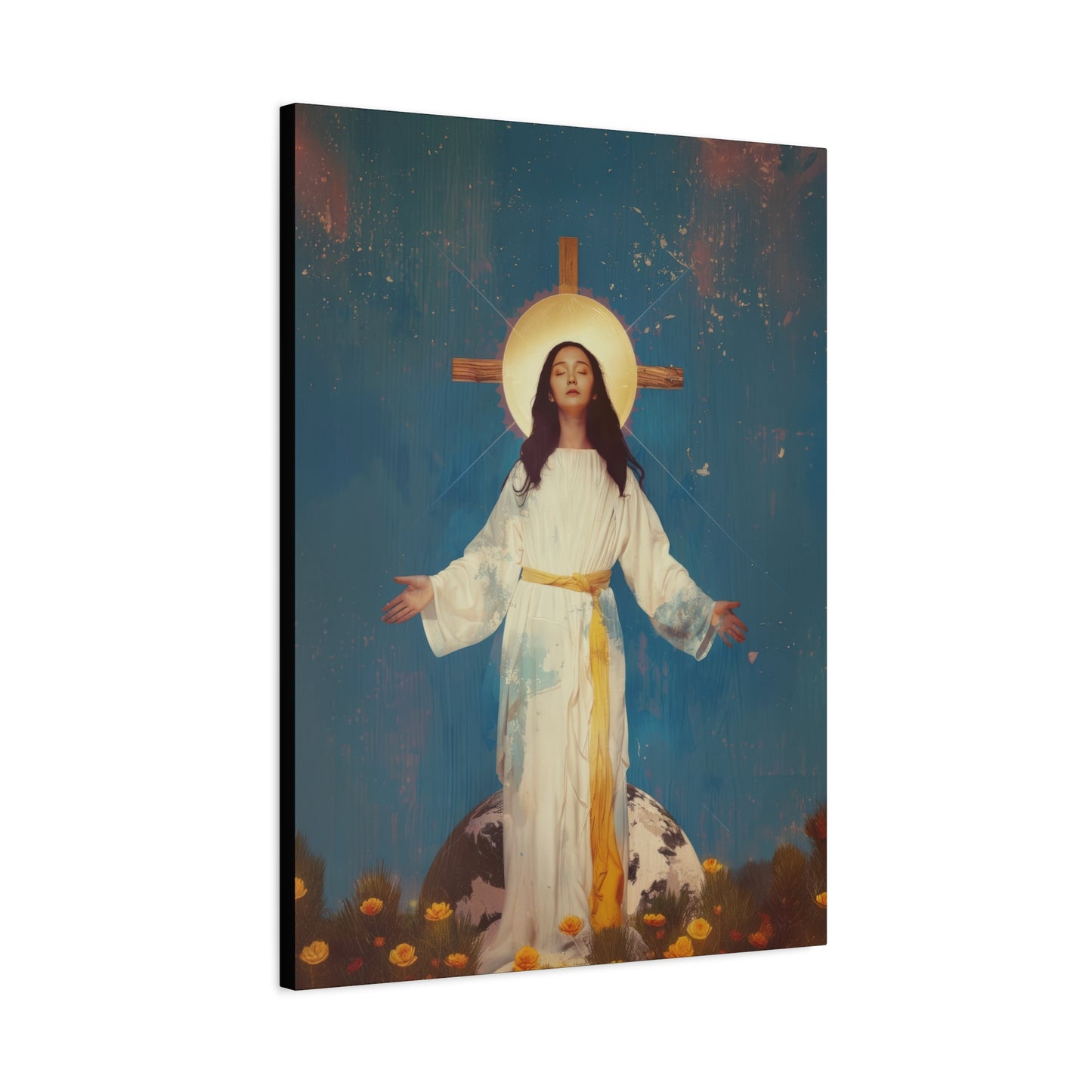 Our Lady of Akita - Mother Mary - Gallery Wrapped Canvas - Print - Religious Art for your Home - Catholic