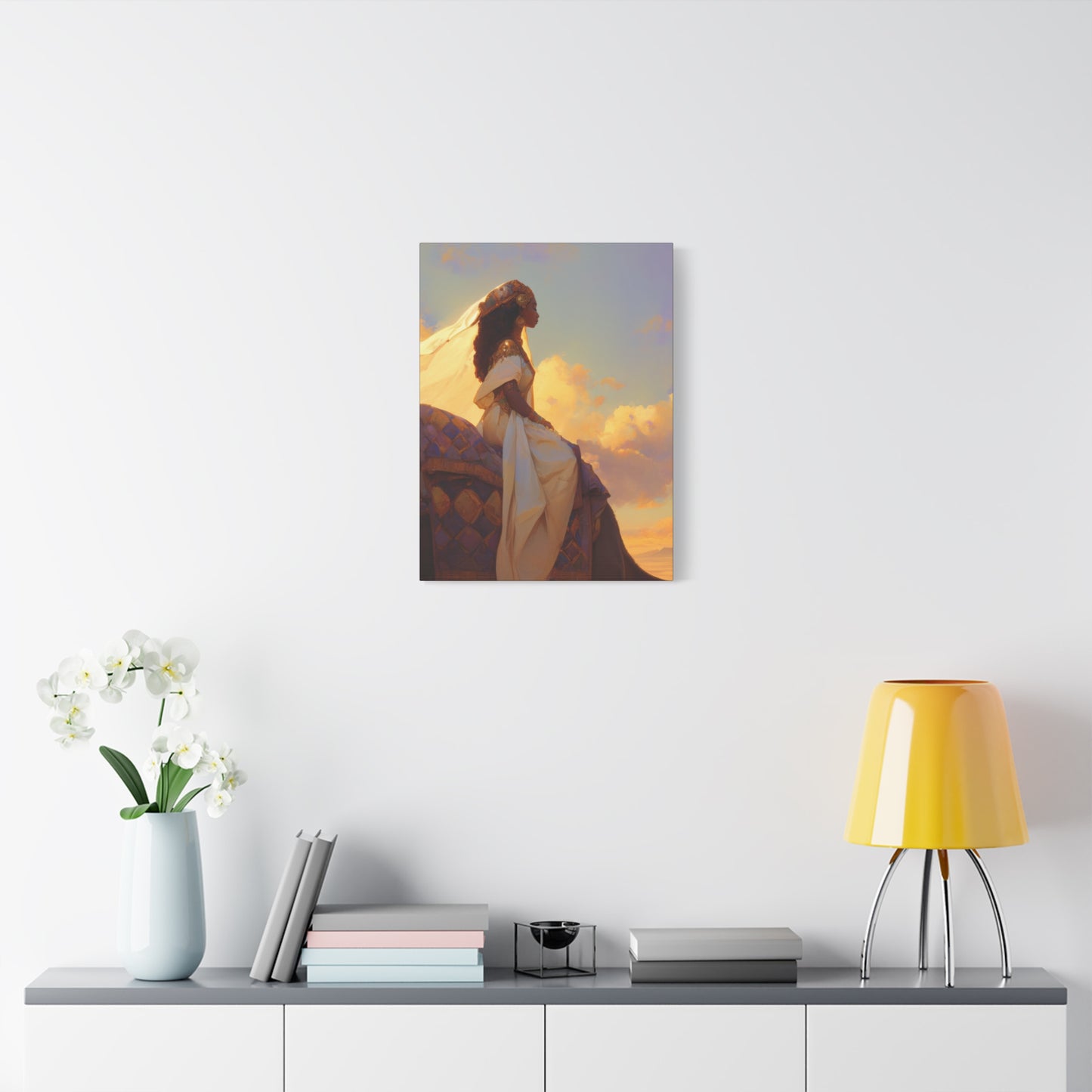 Queen of Sheba - Gallery Wrapped Canvas - Print - Religious Art for your Home - Catholic Art