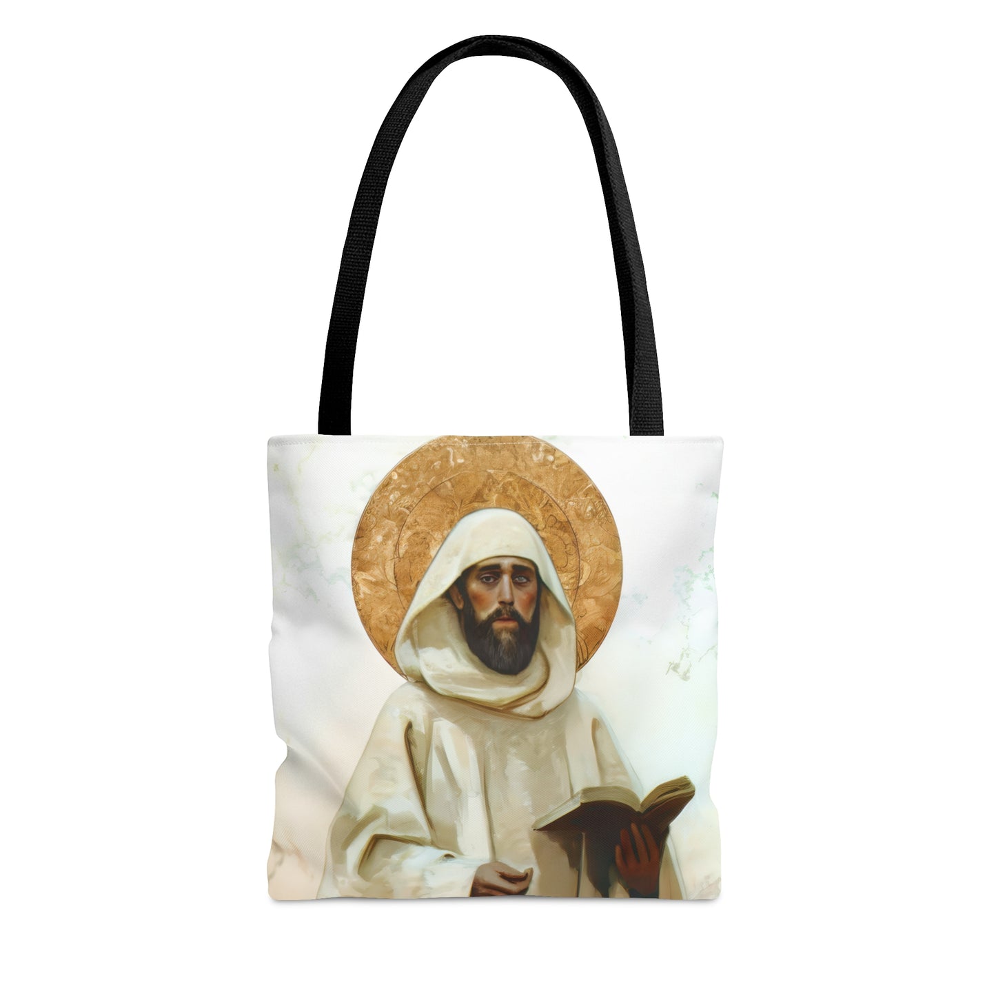 Saint William of Vercelli Tote Bag - Large Medium Small Faith Art Bag - Catholic Faith Purse - Religious Carry All Reusable Tote Bag