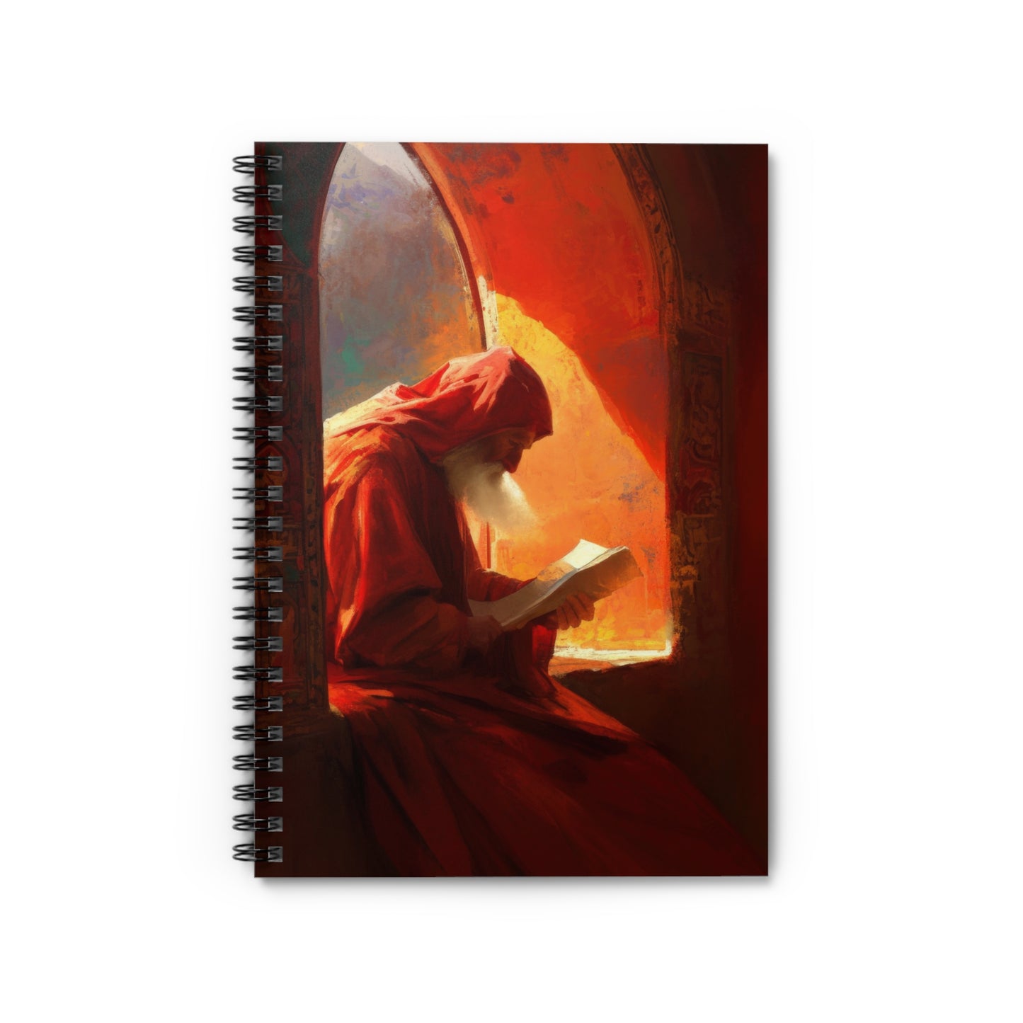 Isaiah and the Promise of the Holy One - Sanctified Souls Art - Religious Based Notebook - Spiral Notebook