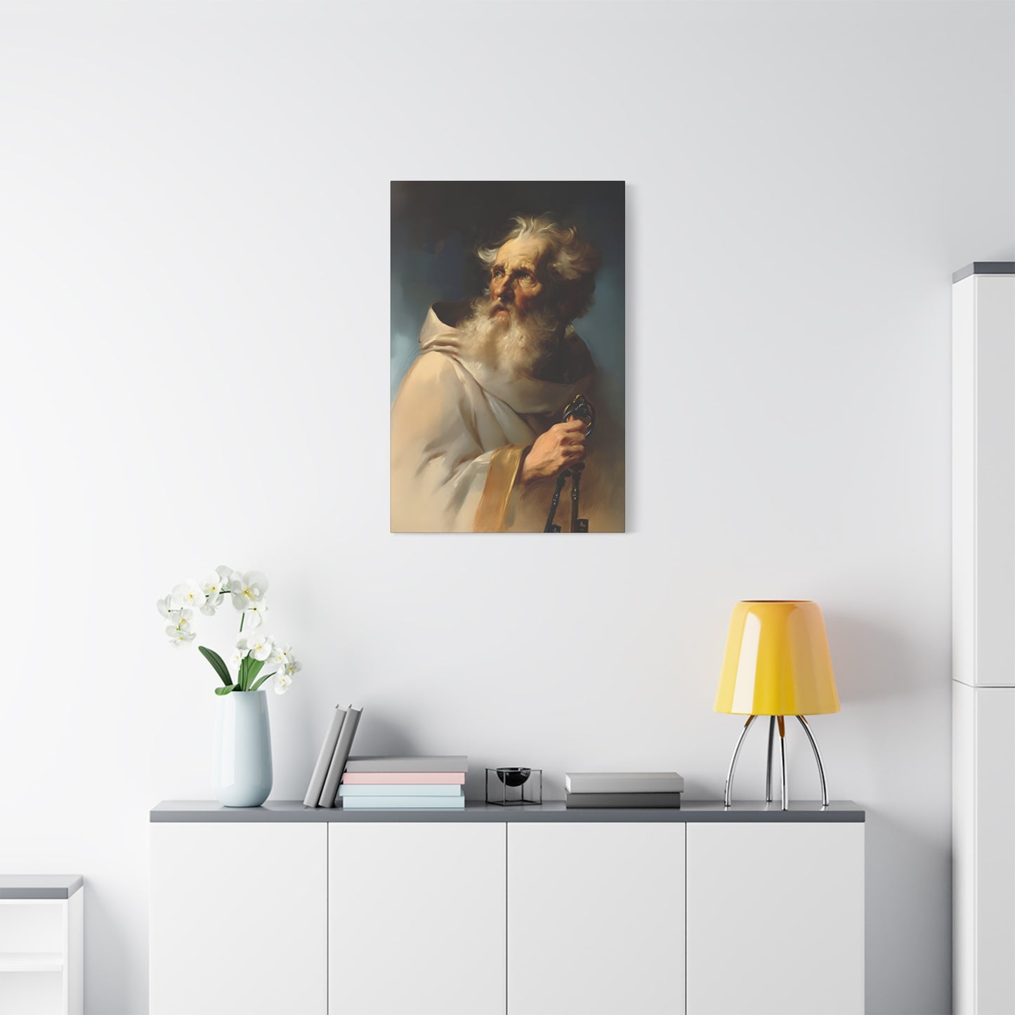 Saint Peter the Apostle - Museum Wrapped Canvas - Print - Religious Art for your Home - Christian print - Prayer Room - Catholic