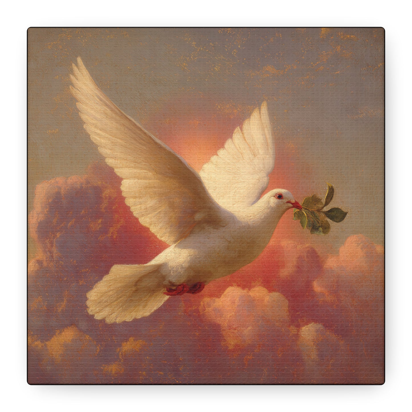 The Spirit Who Restored the Horizon - Holy Spirit - The Dove- Gallery Wrapped Canvas - Print - Religious Art for your Home - Catholic