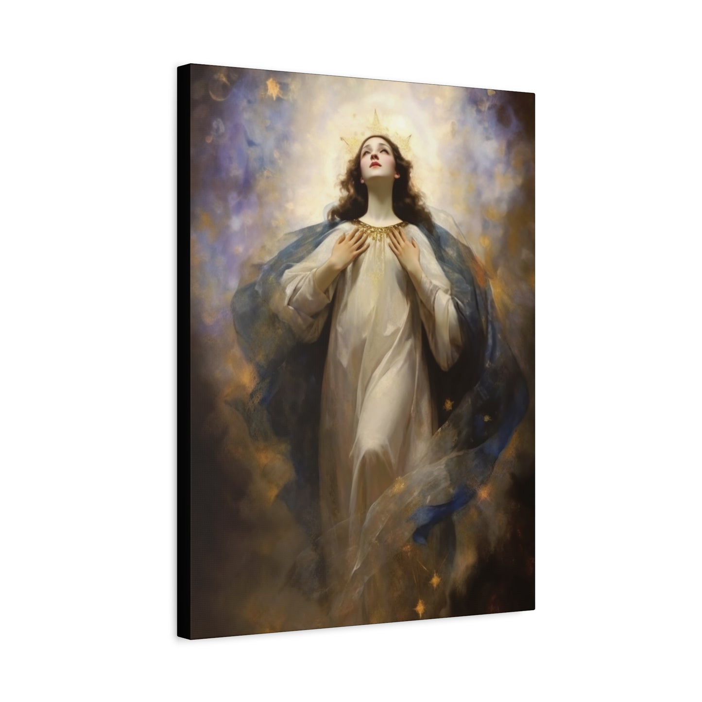 The Assumption of Mary - Museum Wrapped Canvas - Sanctified Souls Print - Religious Art for your Home