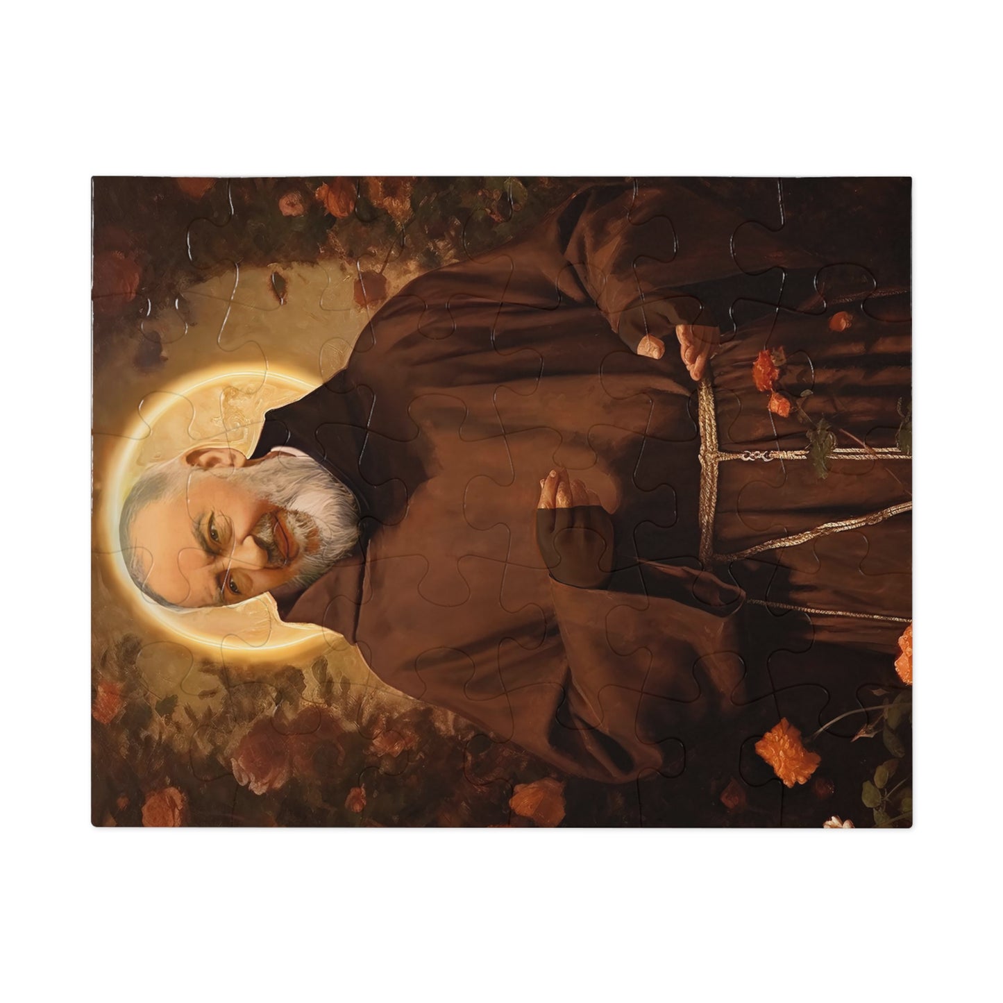 Saint Padre Pio - Puzzle and Keepsake Tin - Religious Jigsaw Puzzle (30, 110, 252, 500,1000-Piece) - Religious Puzzle