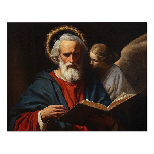 Saint Matthew the Apostle - Puzzle and Keepsake Tin - Religious Jigsaw Puzzle (30, 110, 252, 500,1000-Piece) - Religious Puzzle
