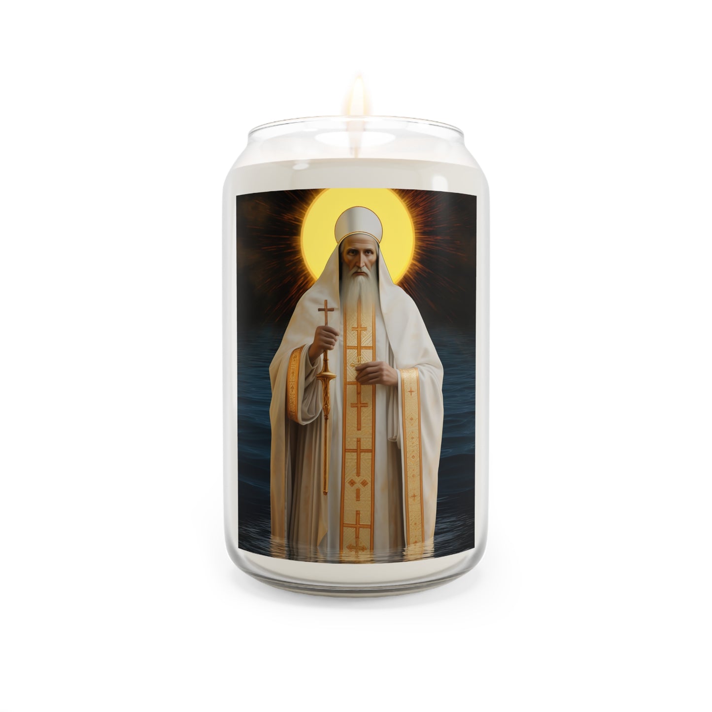 Saint Innocent of Alaska - Scented Prayer Candle, 13.75oz - Tall Size - Religious Prayer Candle - Catholic Art