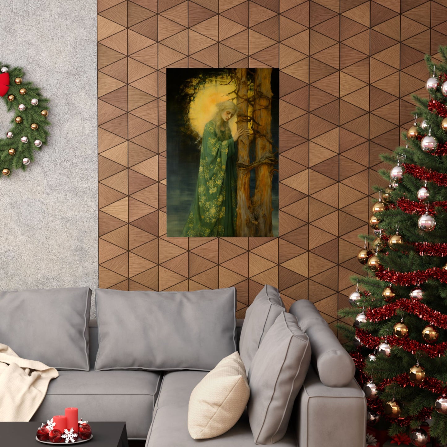 Saint Afra - Sanctified Souls Print - Multiple Sizes - Premium Matte Vertical Posters - Catholic Art - Religious Poster