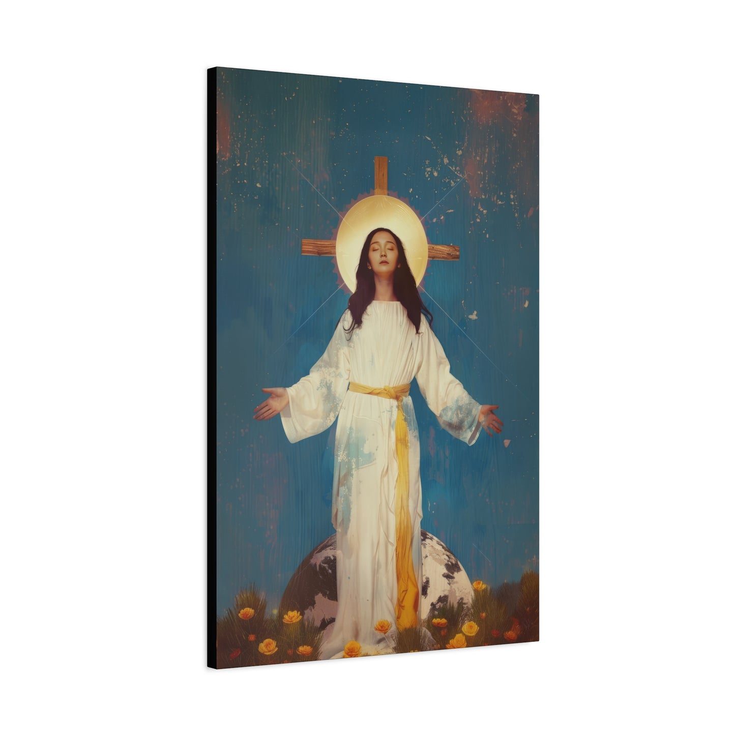 Our Lady of Akita - Mother Mary - Gallery Wrapped Canvas - Print - Religious Art for your Home - Catholic