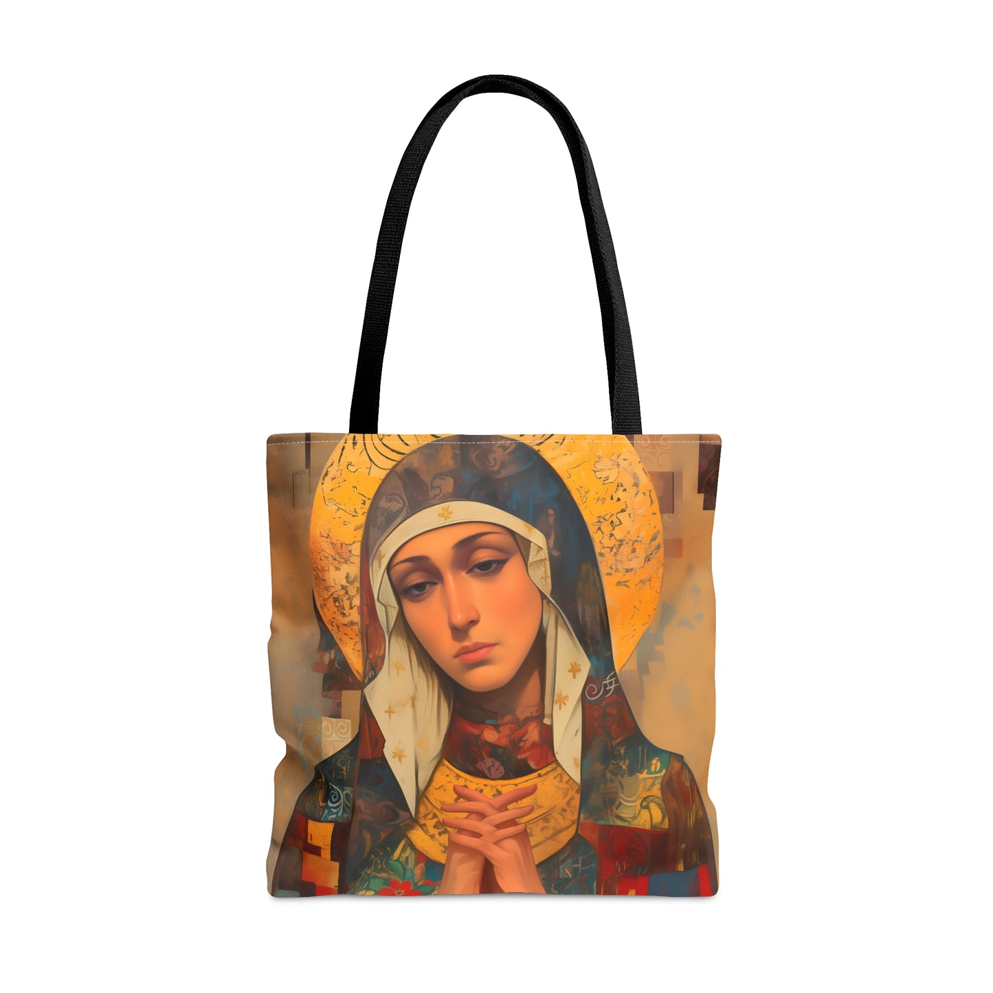 Virgin Mary - Holy Mother of Grace Tote Bag - Large Medium Small Faith Art Bag - Catholic Faith Purse - Religious Carry All