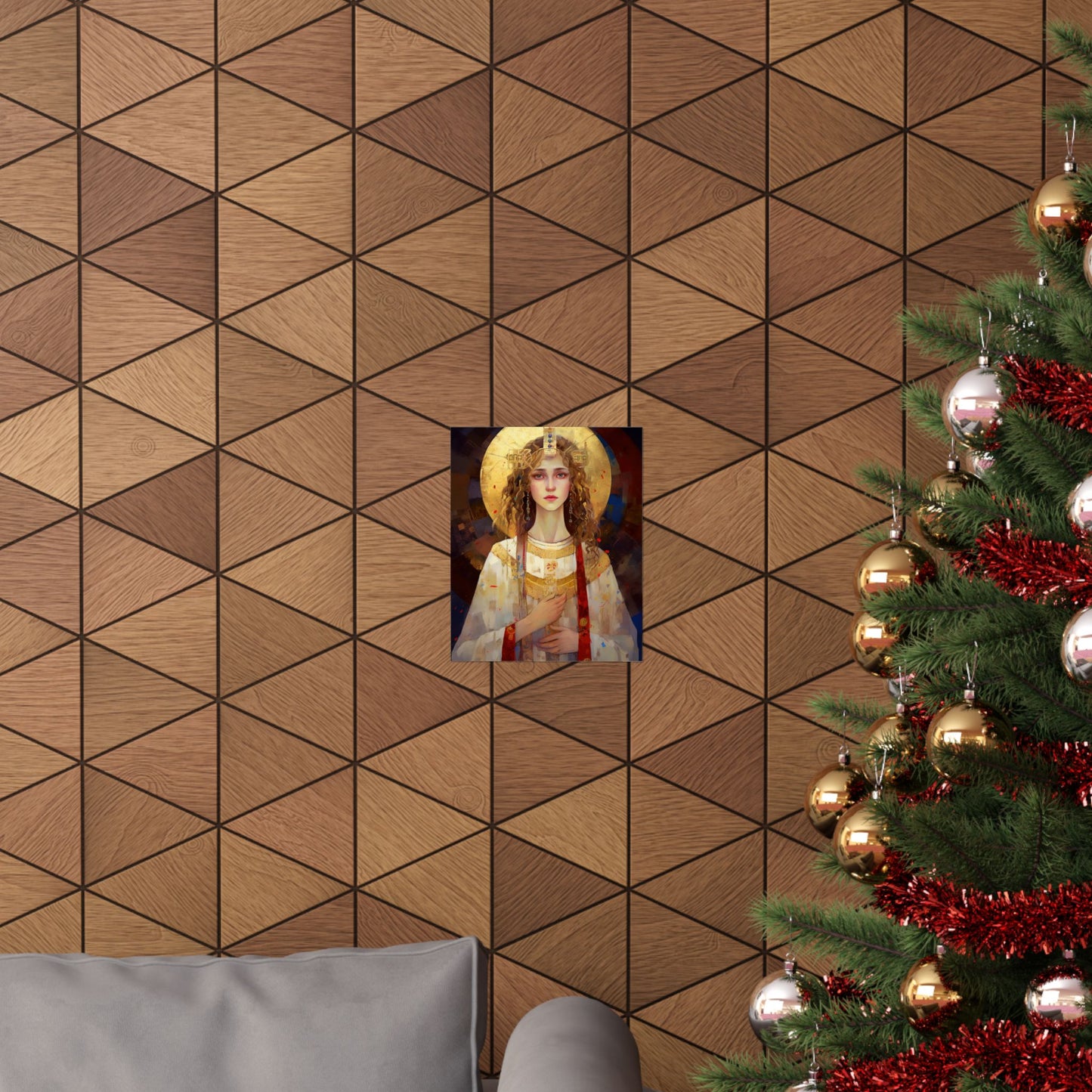 Saint Ursula Print - Sanctified Souls Print - Multiple Sizes - Premium Matte Vertical Posters