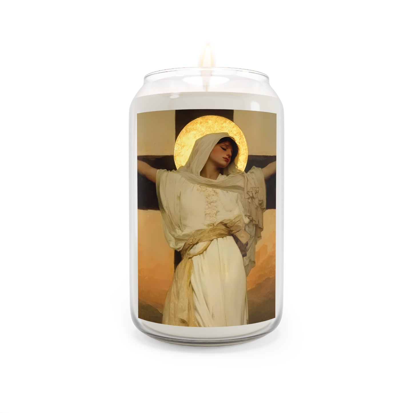 Saint Julia of Carthage - Scented Prayer Candle, 13.75oz -  Candle - Catholic Art - prayer room Scented Candle - Religious gift