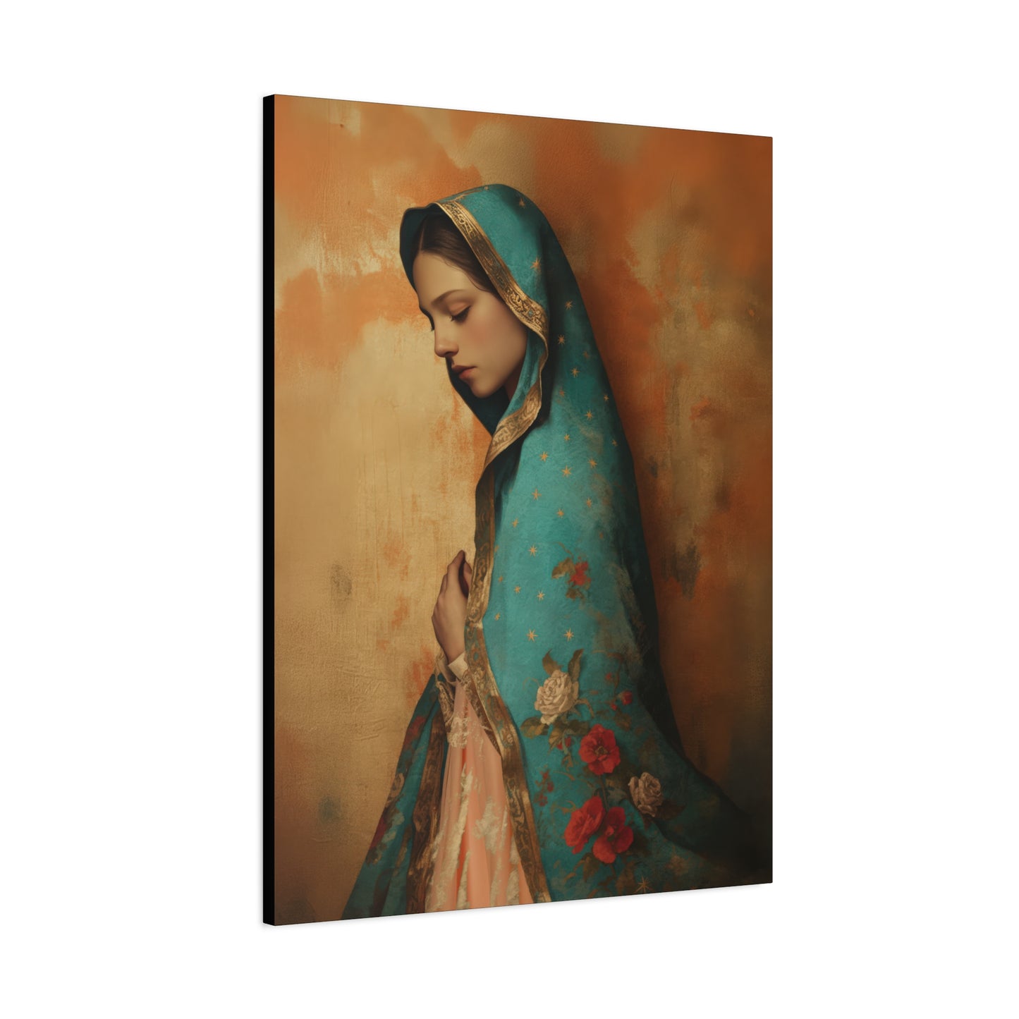 Our Lady of Guadalupe - Gallery Wrapped Canvas - Print - Religious Art for your Home - Catholic Art