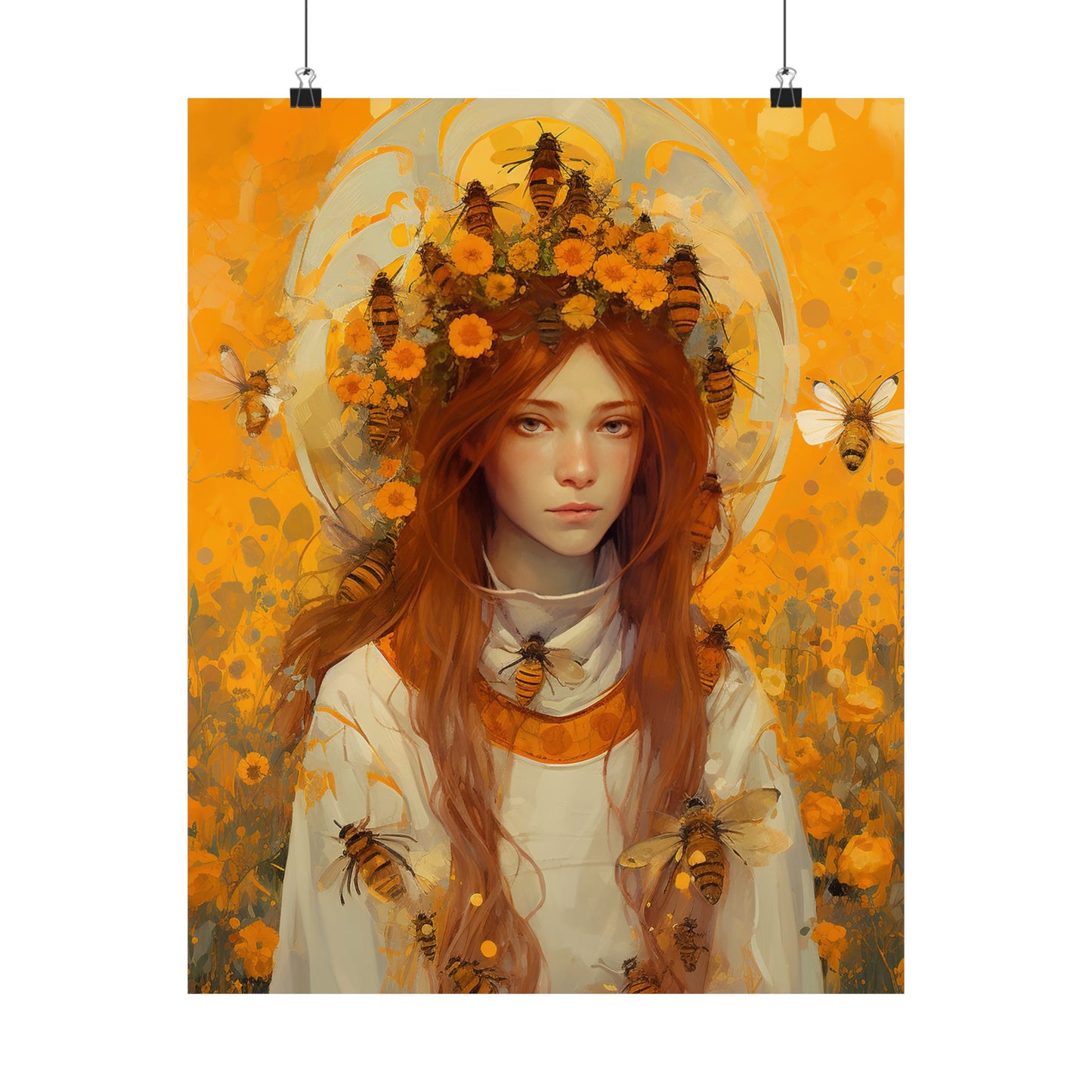 Saint Abigail - Sanctified Souls Print - Multiple Sizes - Premium Matte Vertical Posters