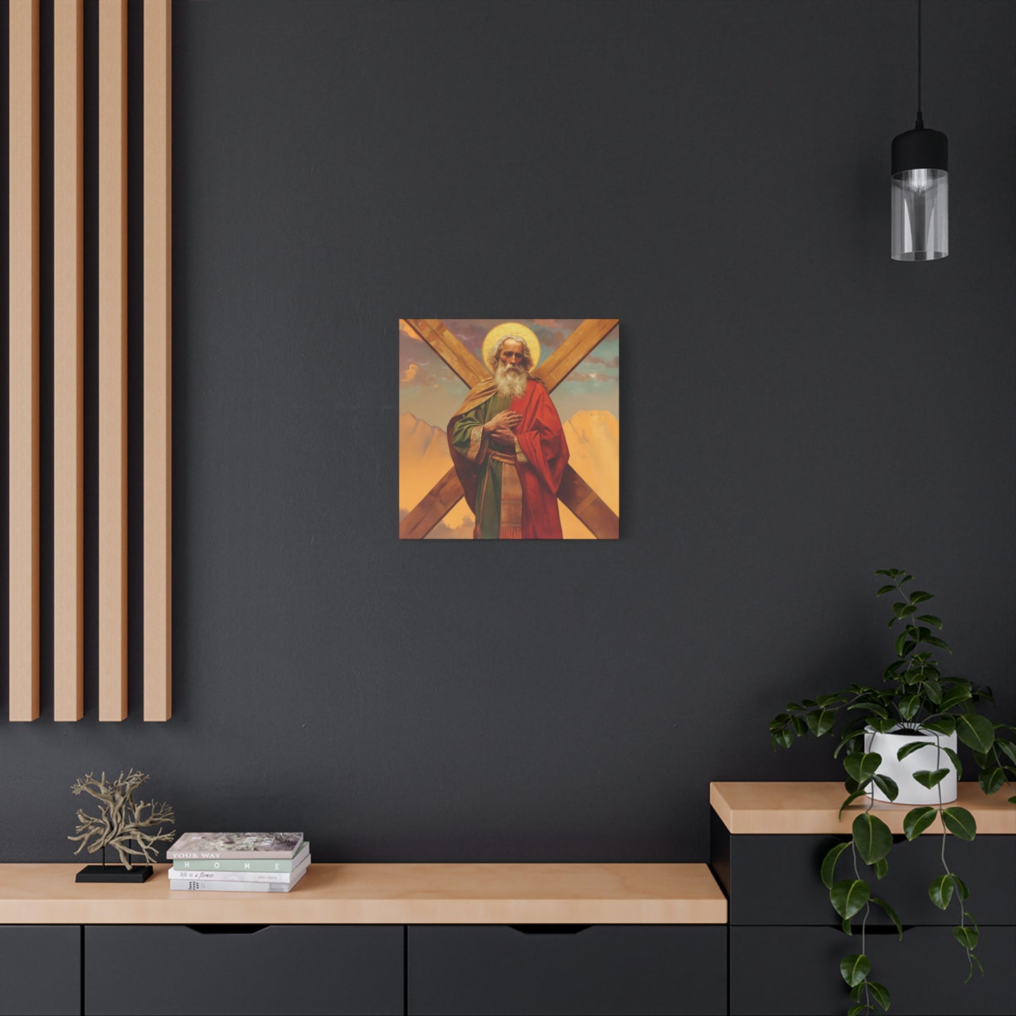 Saint Andrew the Apostle - Gallery Wrapped Canvas - Print - Religious Art for your Home - Catholic