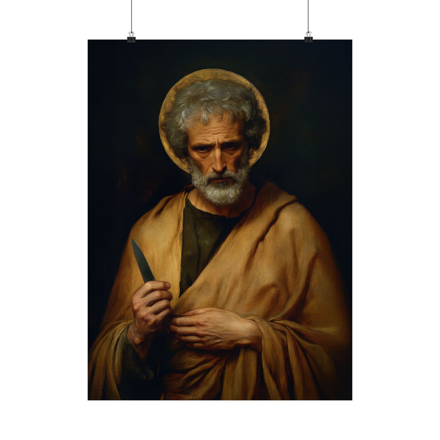 Saint Bartholomew the Apostle - Sanctified Souls Print - Multiple Sizes - Premium Matte Vertical Posters