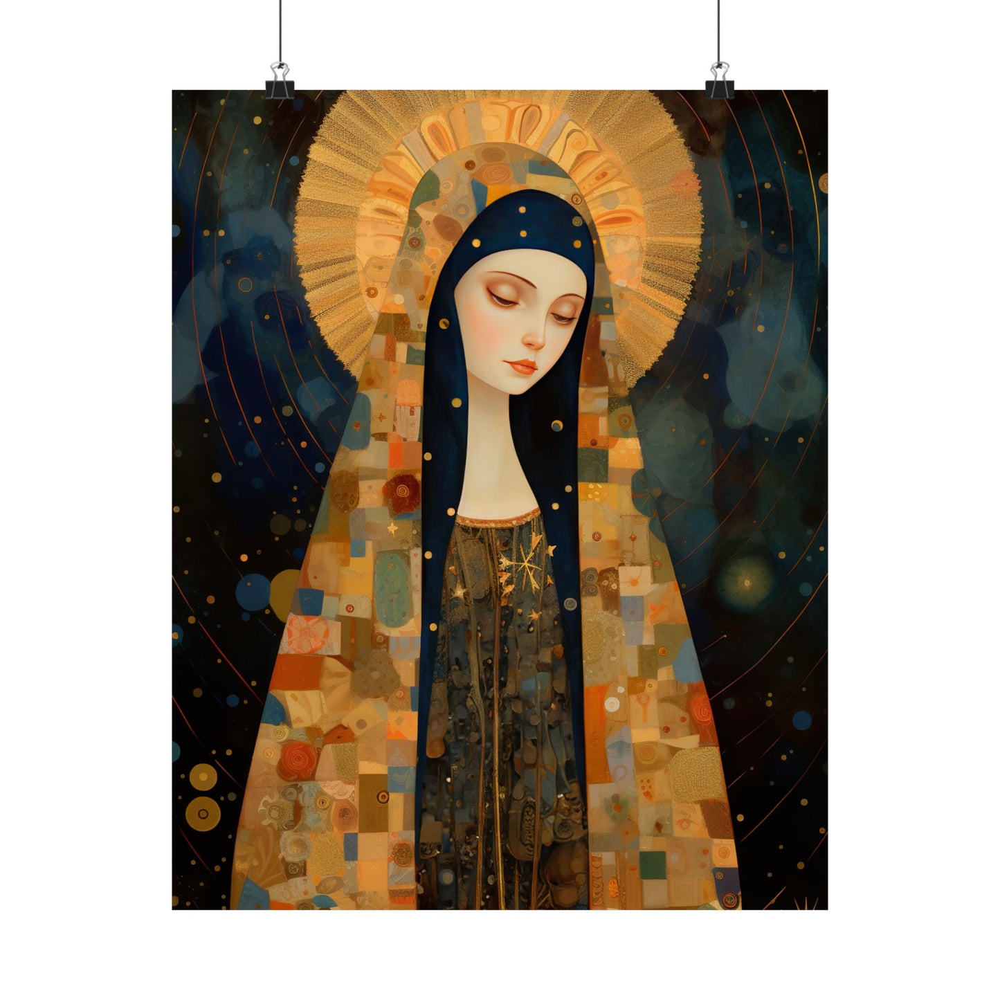 The Eternally Beloved: Mary in Art - Sanctified Souls Print - Multiple Sizes - Premium Matte Vertical Posters