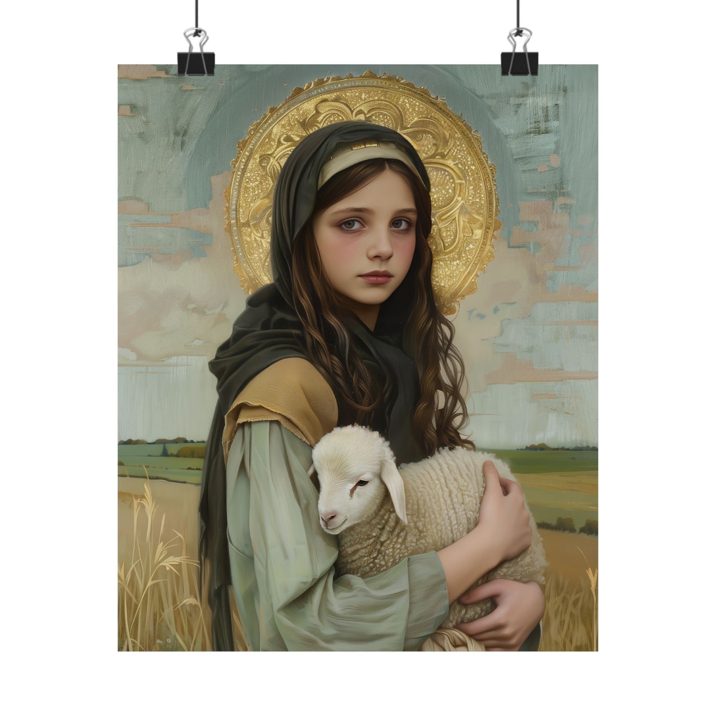 Saint Belina - Multiple Sizes - Premium Matte Vertical Posters - Catholic Art - Religious Poster - Catholic Saint Art - Multiple Sizes