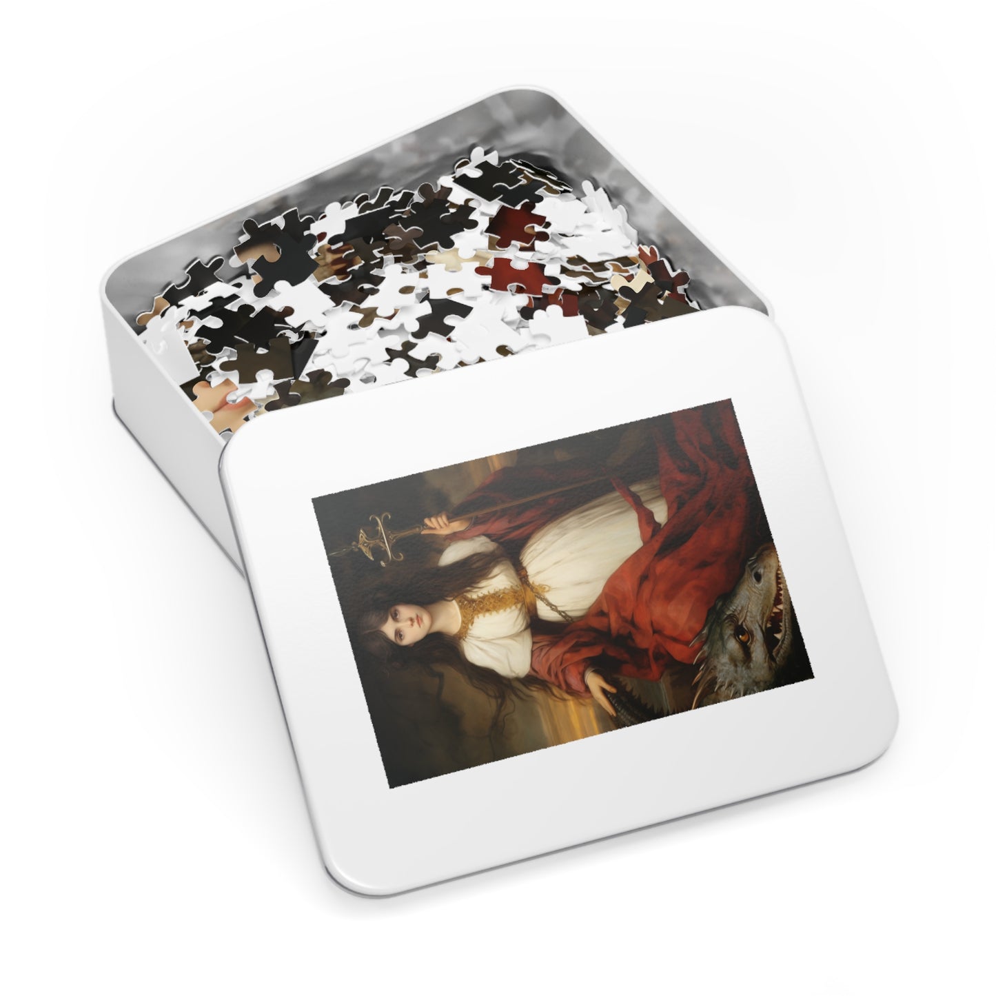 Saint Martha of Bethany - Puzzle and Keepsake Tin - Religious Jigsaw Puzzle (30, 110, 252, 500,1000-Piece) - Religious Puzzle