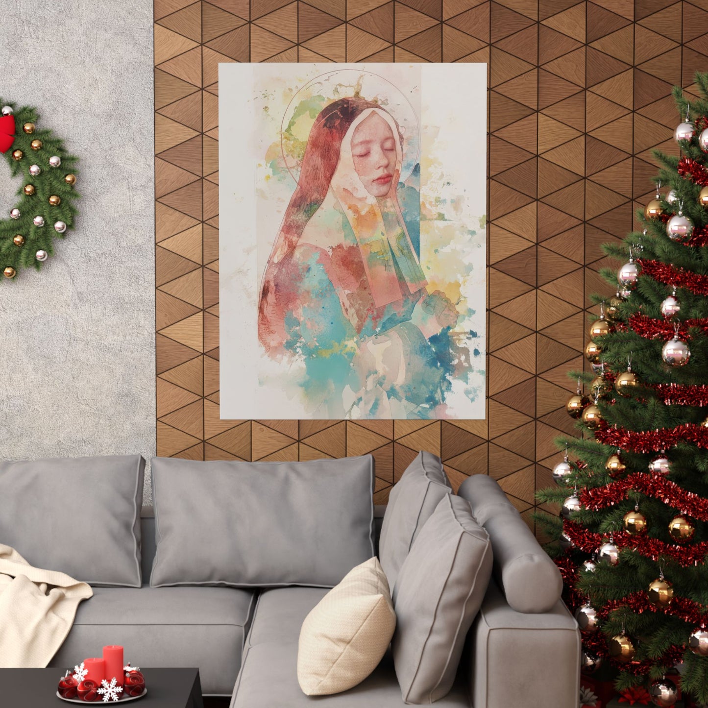 Saint Bernadette  - Sanctified Souls Print - Multiple Sizes - Premium Matte Vertical Posters - Catholic