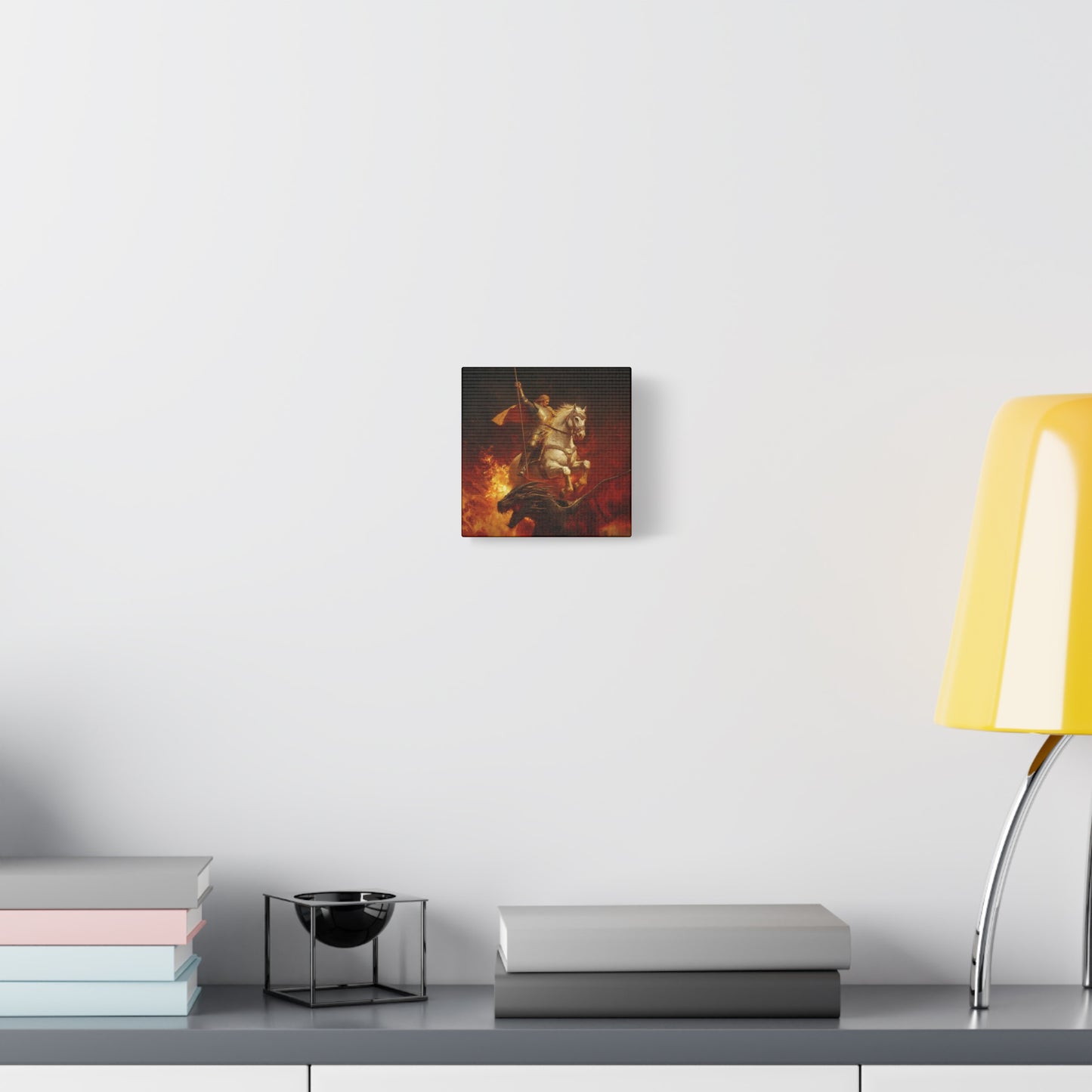 Saint George -  Museum Wrapped Canvas - Sanctified Souls Print - Religious Art for your Home - Catholic Patron Saint Art