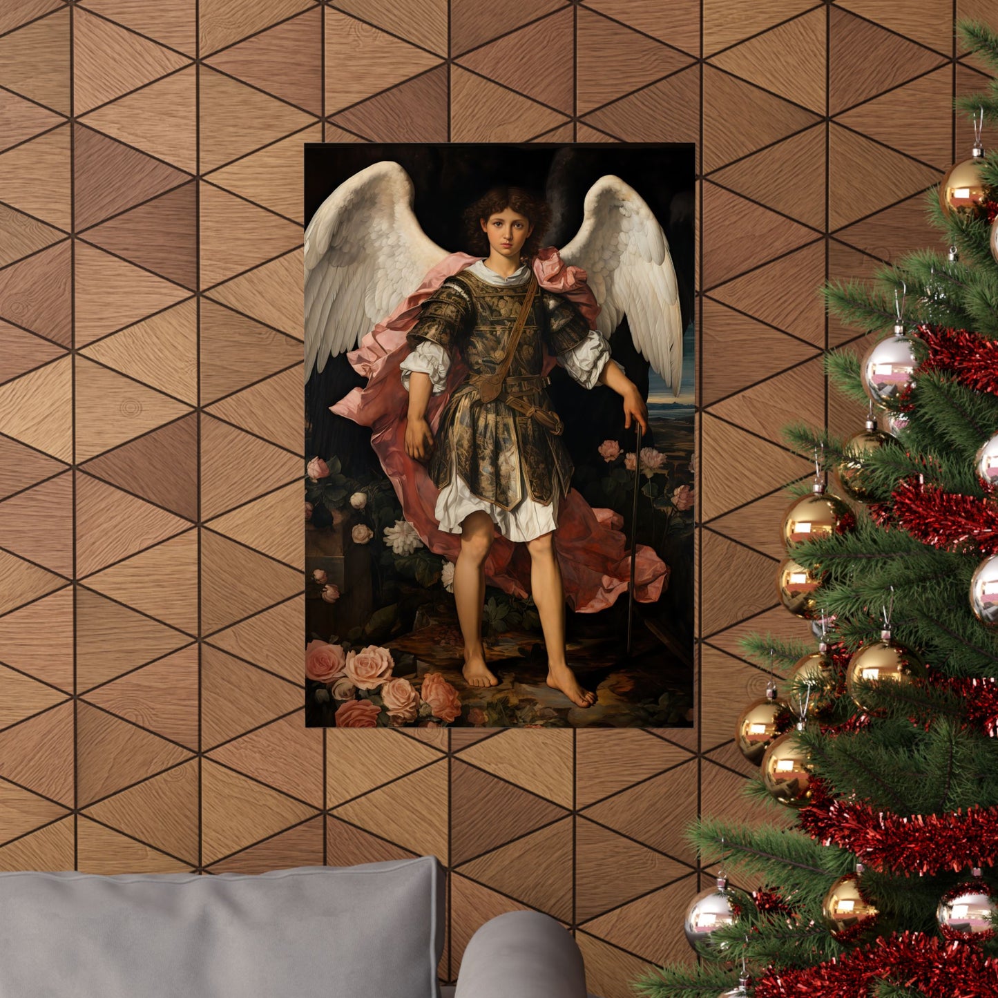 Saint Raphael the Archangel - Sanctified Souls Print - Multiple Sizes - Premium Matte Vertical Posters