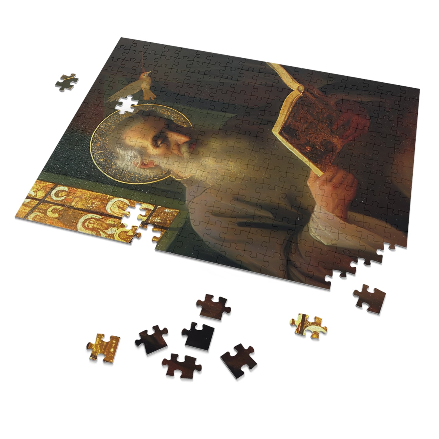 Saint Issac of Armenia - Puzzle and Keepsake Tin - Religious (30, 110, 252, 500,1000) - Religious Puzzle - Gifts for Catholic Families