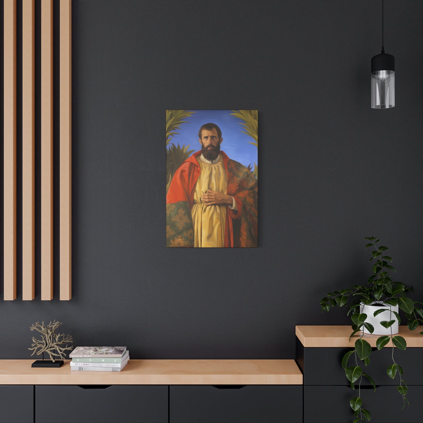 Saint Thomas the Apostle - Museum Wrapped Canvas - Sanctified Souls Print - Religious Art for your Home