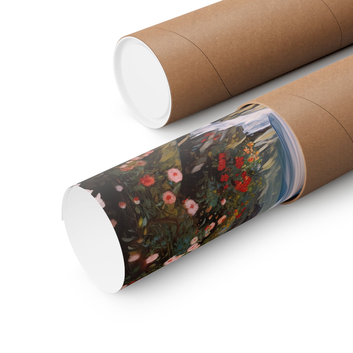 Our Lady of Lourdes - Sanctified Souls Print - Multiple Sizes - Premium Matte Vertical Posters