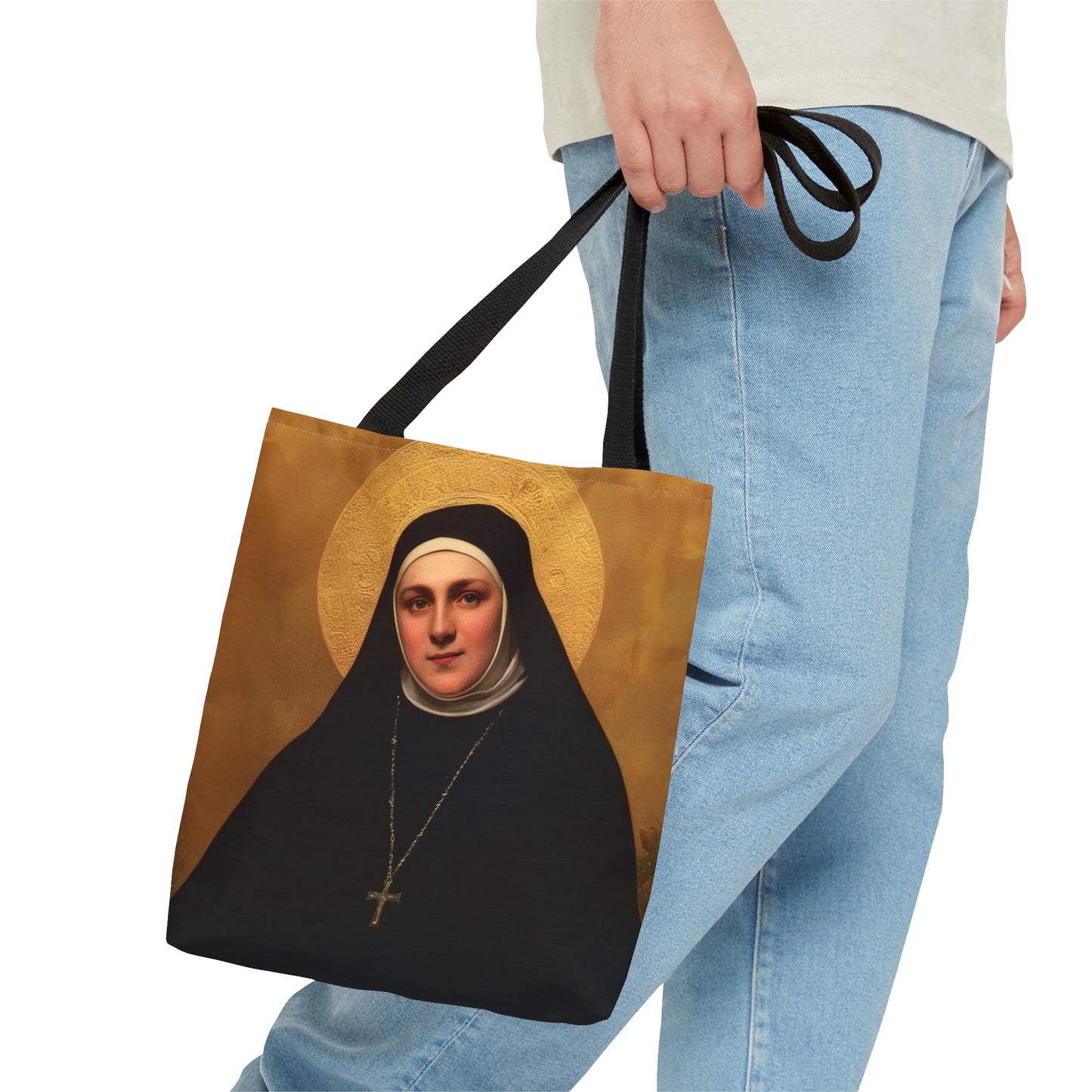 Saint Geltrude Caterina Comensoli - Tote Bag - Large Medium Small Faith Art Bag - Catholic Faith Purse