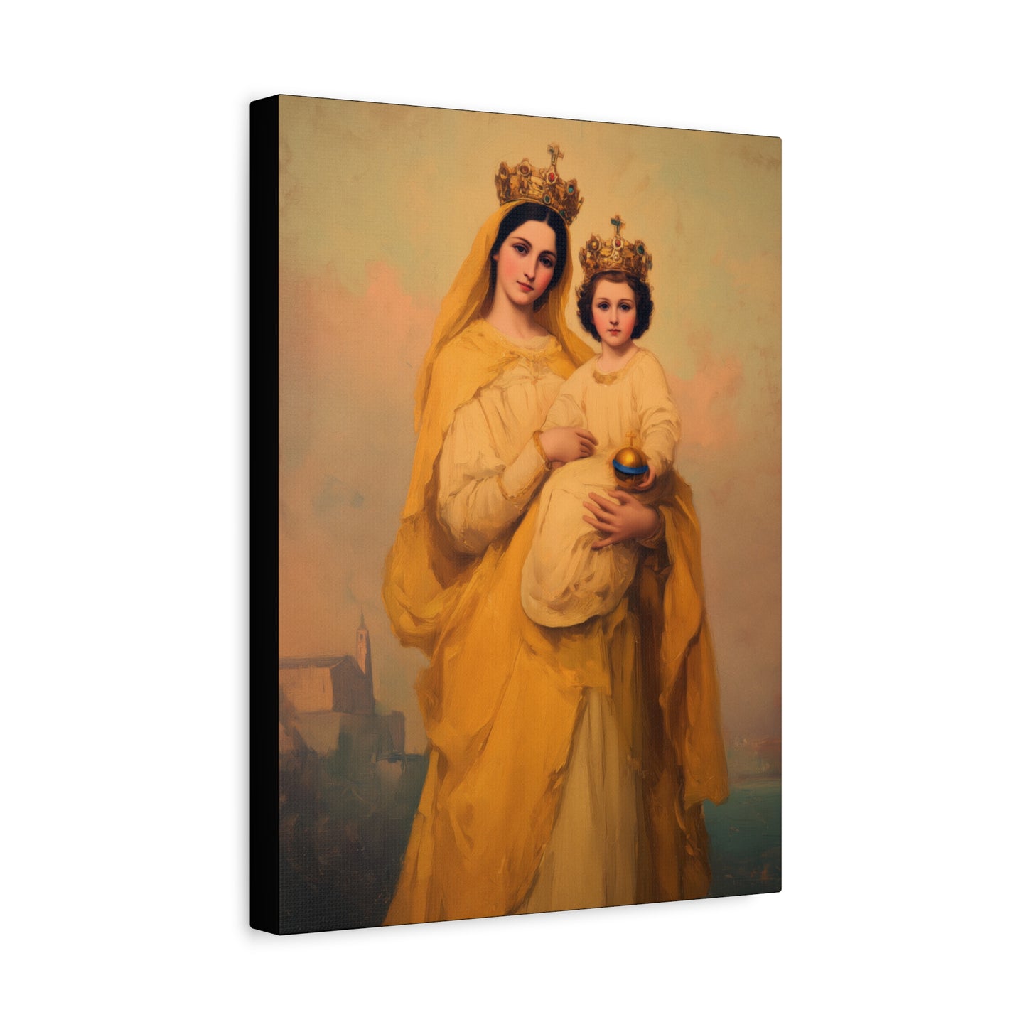 Our Lady of Prompt Succor - Gallery Wrapped Canvas - Print - Religious Art for your Home - Catholic