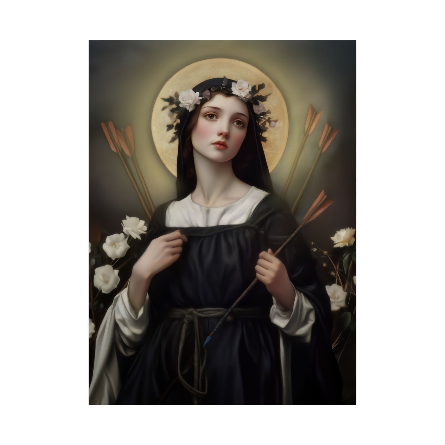 Saint Dorothy of Montau - Sanctified Souls Print - Multiple Sizes - Premium Matte Vertical Posters