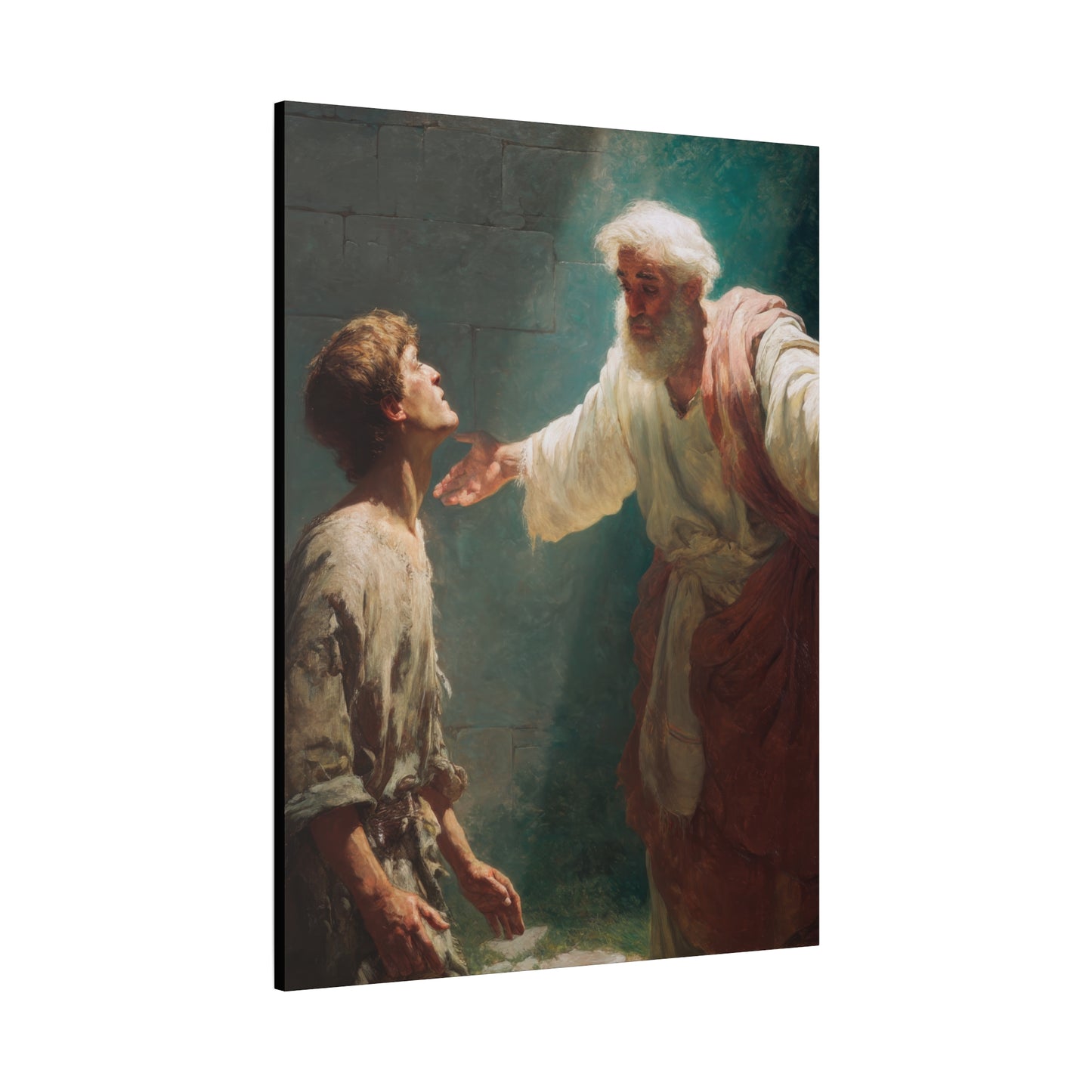 Homecoming of the Prodigal Son - Gallery Wrapped Canvas - Print - Religious Art for your Home - Catholic Art Print