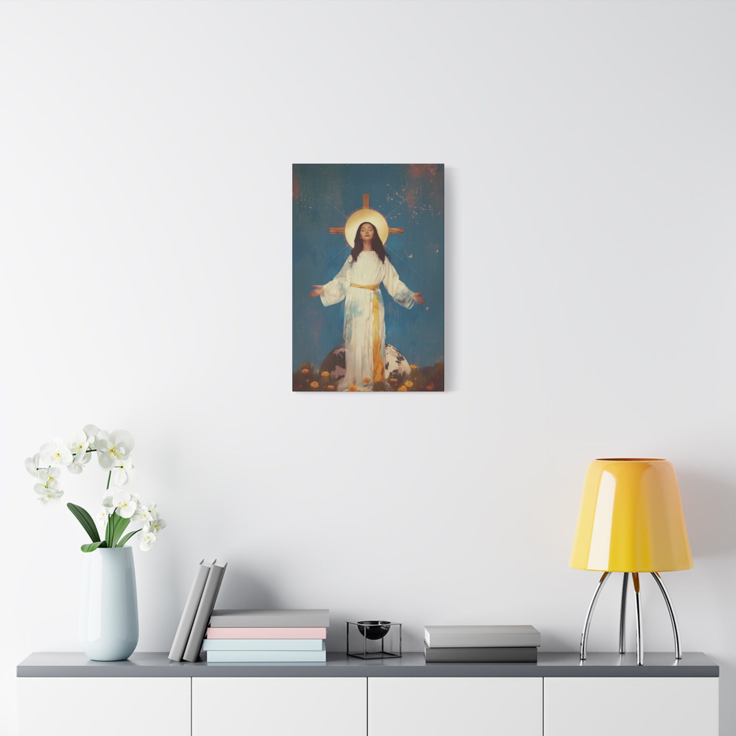 Our Lady of Akita - Mother Mary - Gallery Wrapped Canvas - Print - Religious Art for your Home - Catholic
