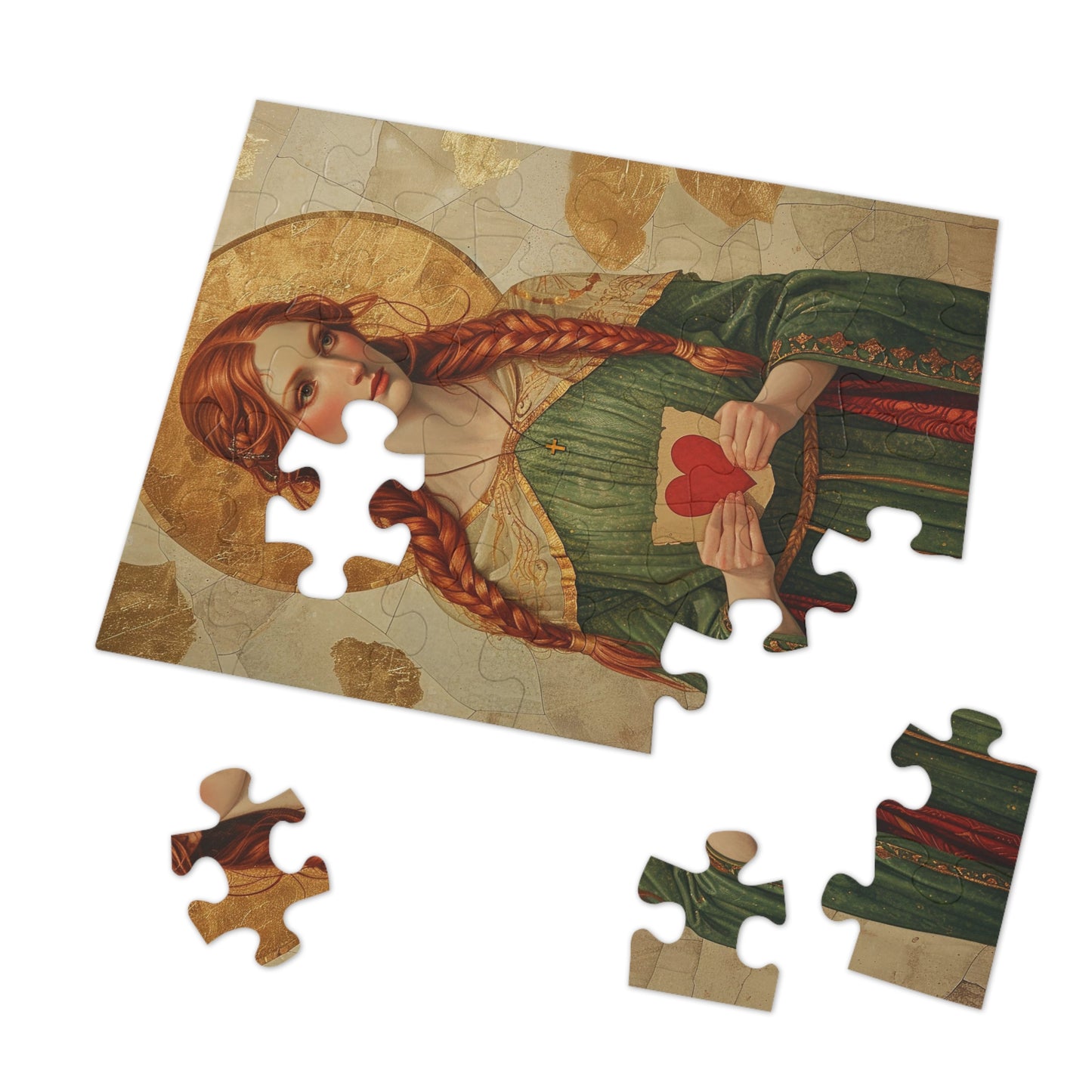 Saint Dwynwen - Puzzle and Keepsake Tin - Religious Jigsaw Puzzle (30, 110, 252, 500,1000-Piece) - Religious Puzzle