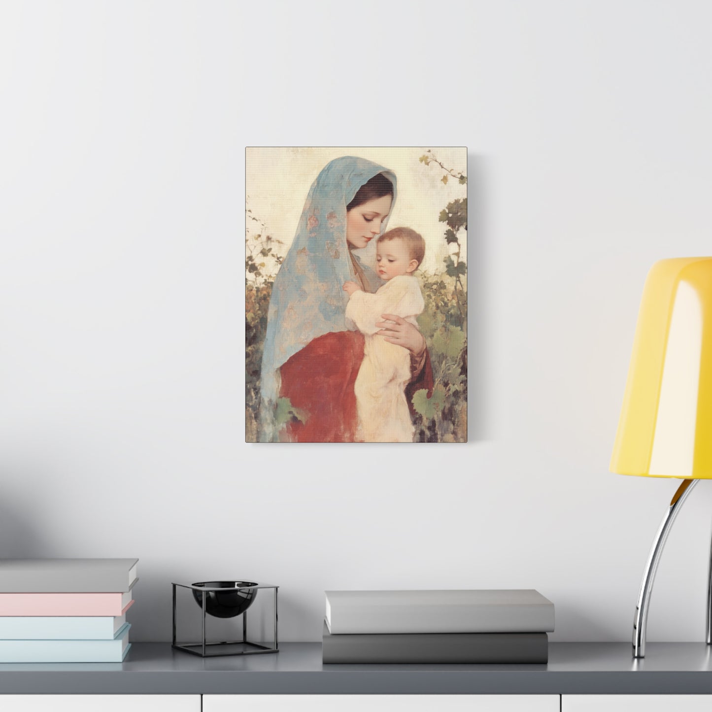 Our Lady of the Grapes / Out Lady of the Harvest - Gallery Wrapped Canvas - Print - Religious Art for your Home - Catholic Art