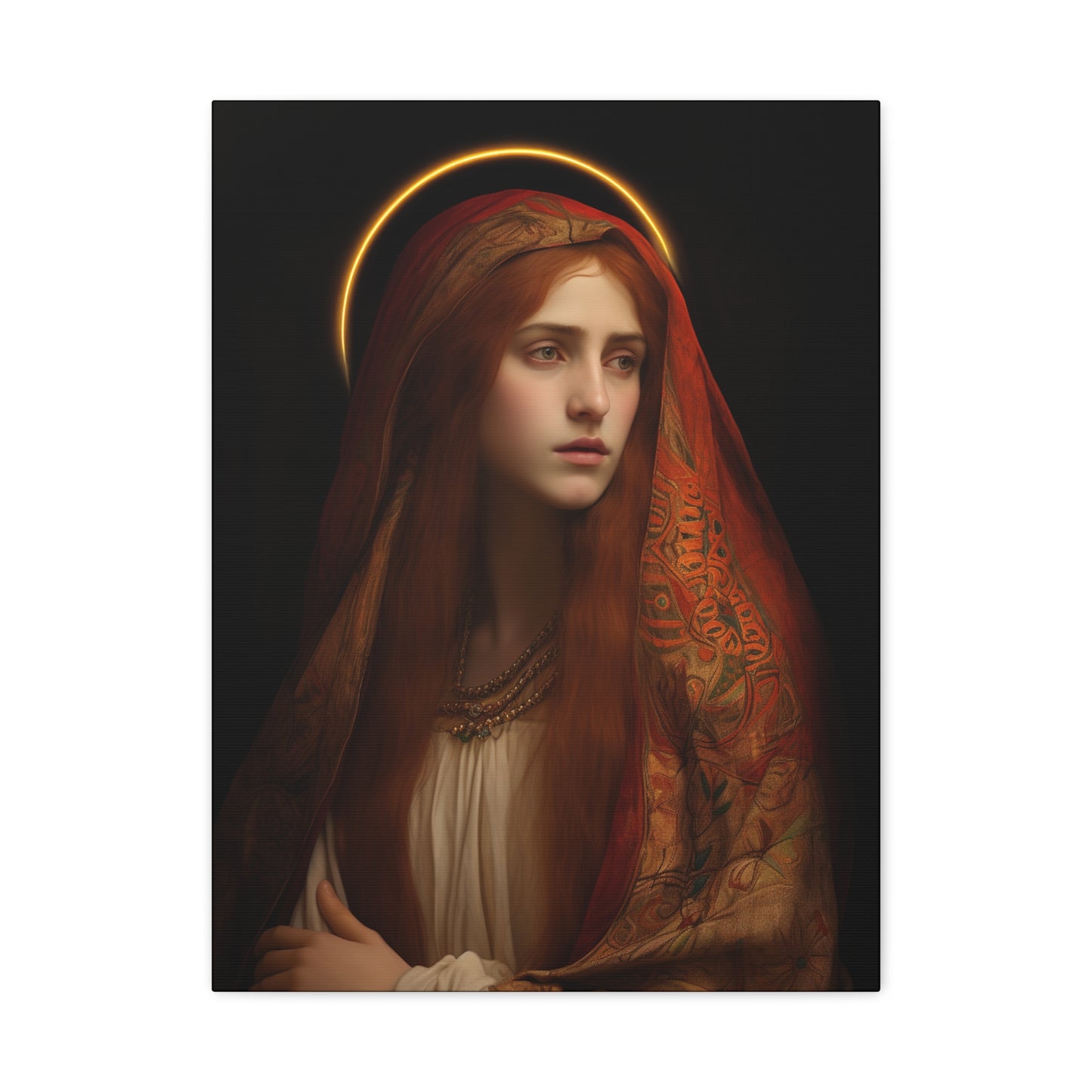 The Beloved Disciple - Mary Magdalene's Devotion - Museum Wrapped Canvas - Sanctified Souls Print - Religious Art for your Home