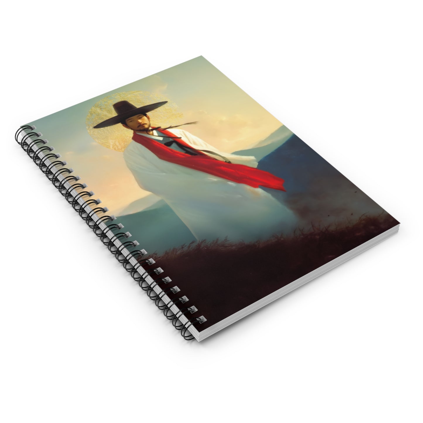 Saint Andrew Kim Taegon - Sanctified Souls Art - Religious Based Notebook - Spiral Notebook - Prayer journal - Martyr of the Church