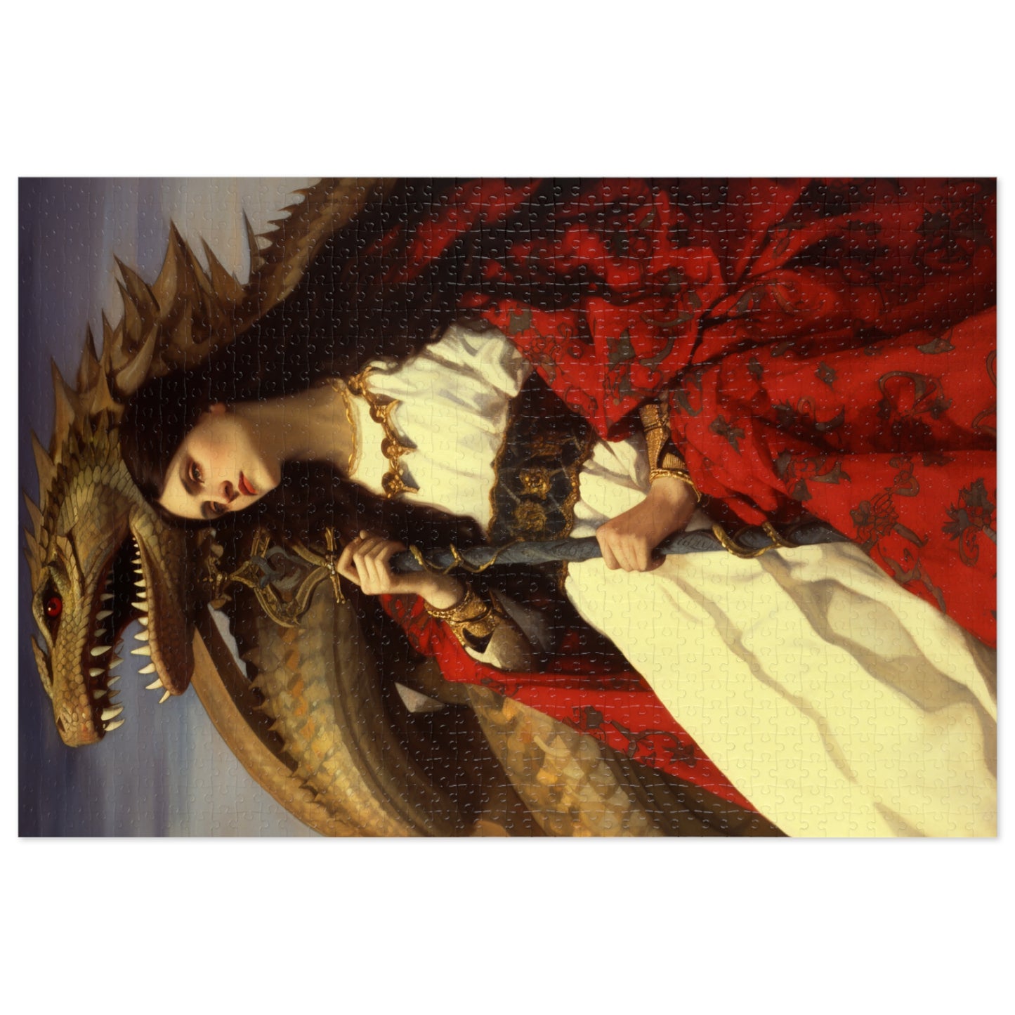 Saint Martha of Bethany - Puzzle and Keepsake Tin - Religious Jigsaw Puzzle (30, 110, 252, 500,1000-Piece) - Religious Puzzle